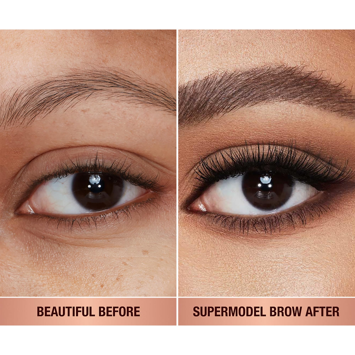 Tan Charlotte Tilbury Legendary Brows Tinted Eyebrow Gel - Adds Fullness