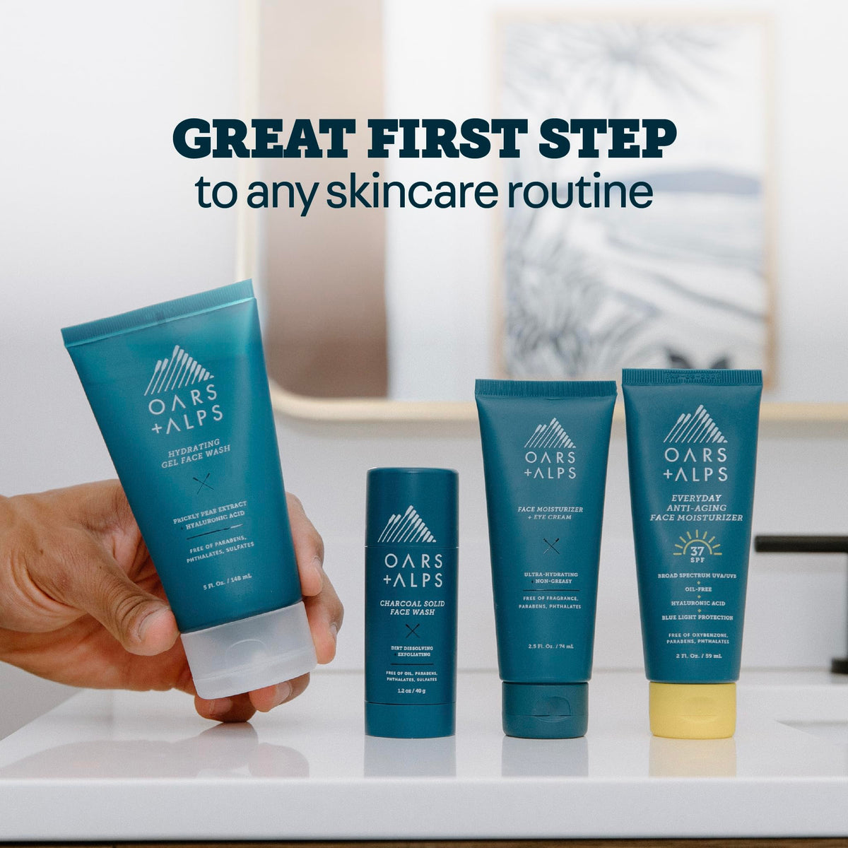 Lavender Oars + Alps Hydrating Gel Face Wash, Everyday Gentle Face Wash, 1pk, 5oz