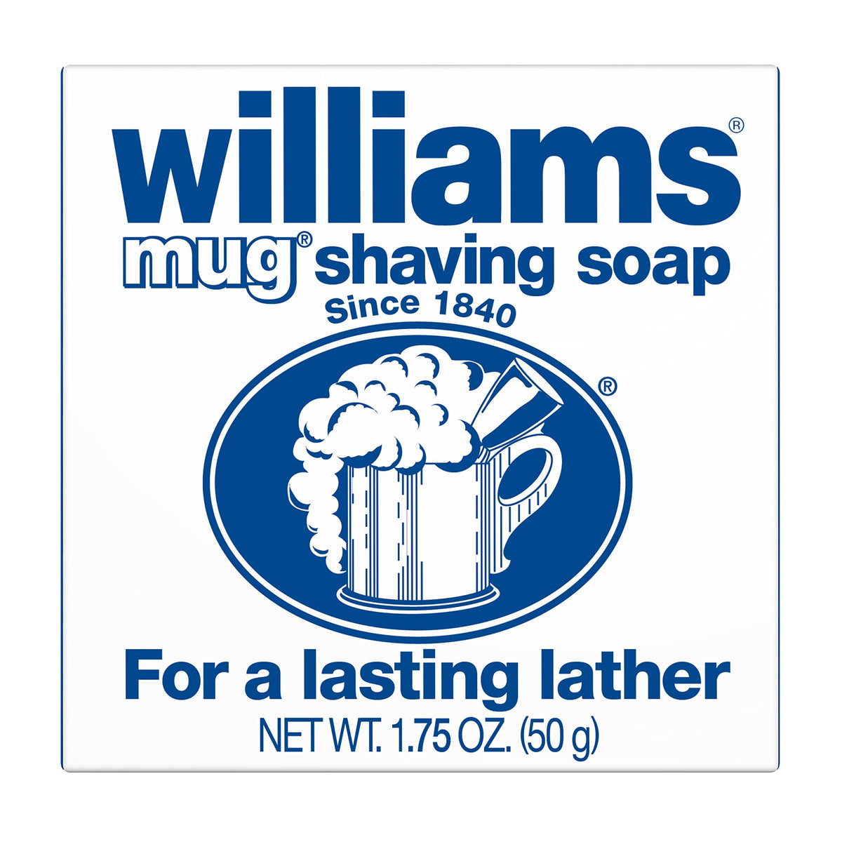 White Smoke Williams Mug Shaving Soap, 1.75 Oz
