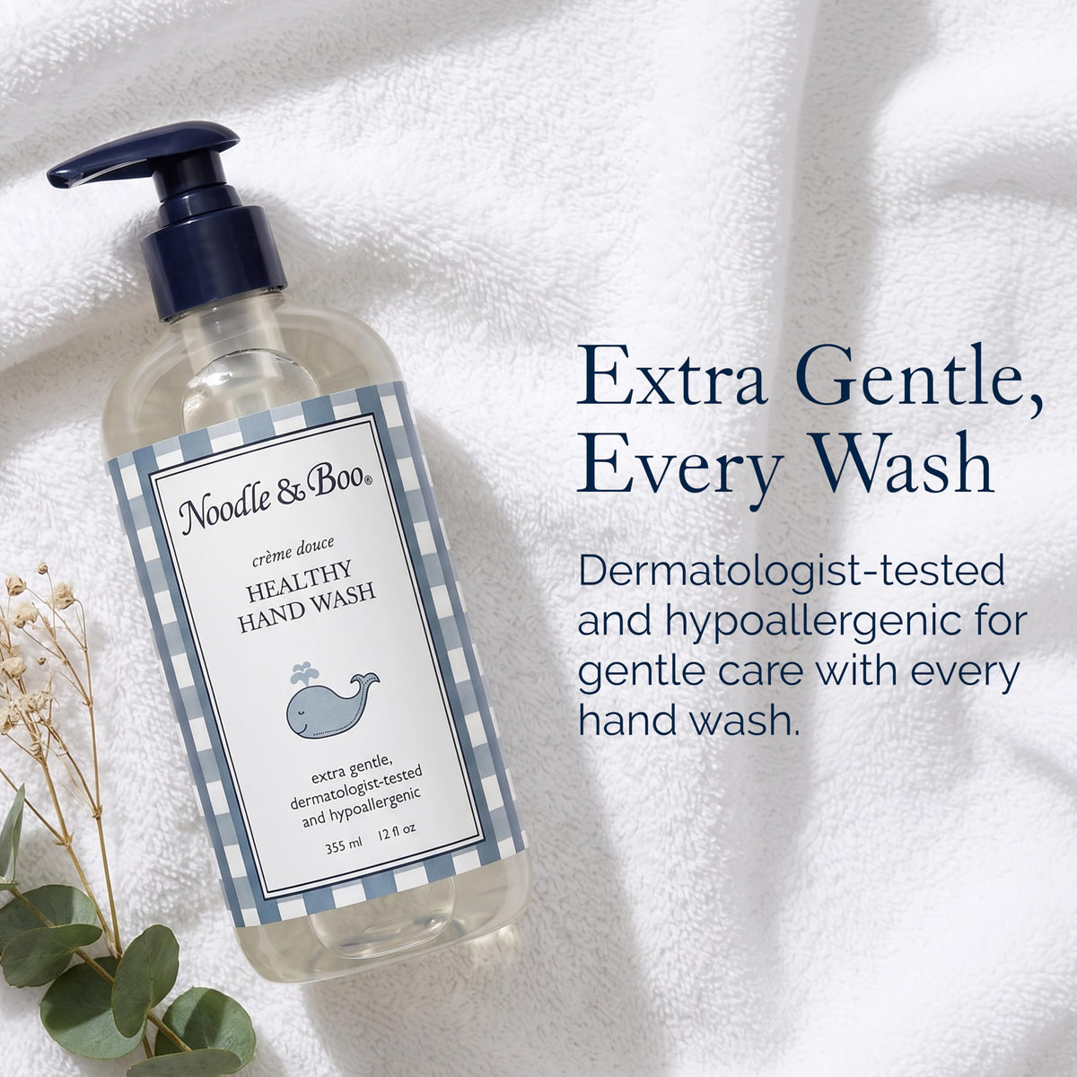 Lavender Noodle & Boo Hand Care Essentials, Hand Wash + Lotion, 2-Piece Set, 12 Oz