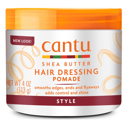 White Smoke Cantu Hair Dressing Pomade with Shea Butter, 4 Ounce