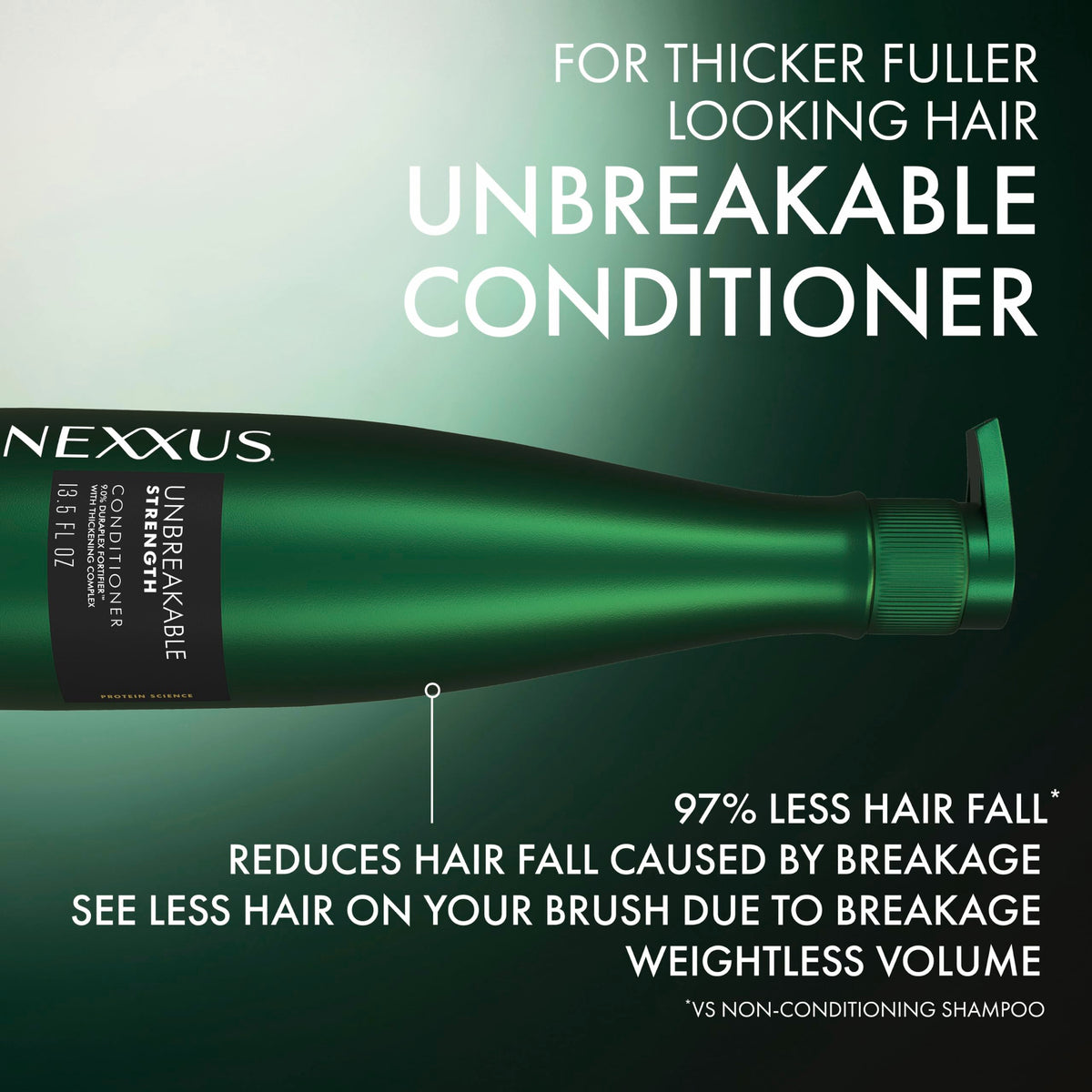 Black Nexxus Unbreakable Anti Breakage Conditioner 13.5 oz