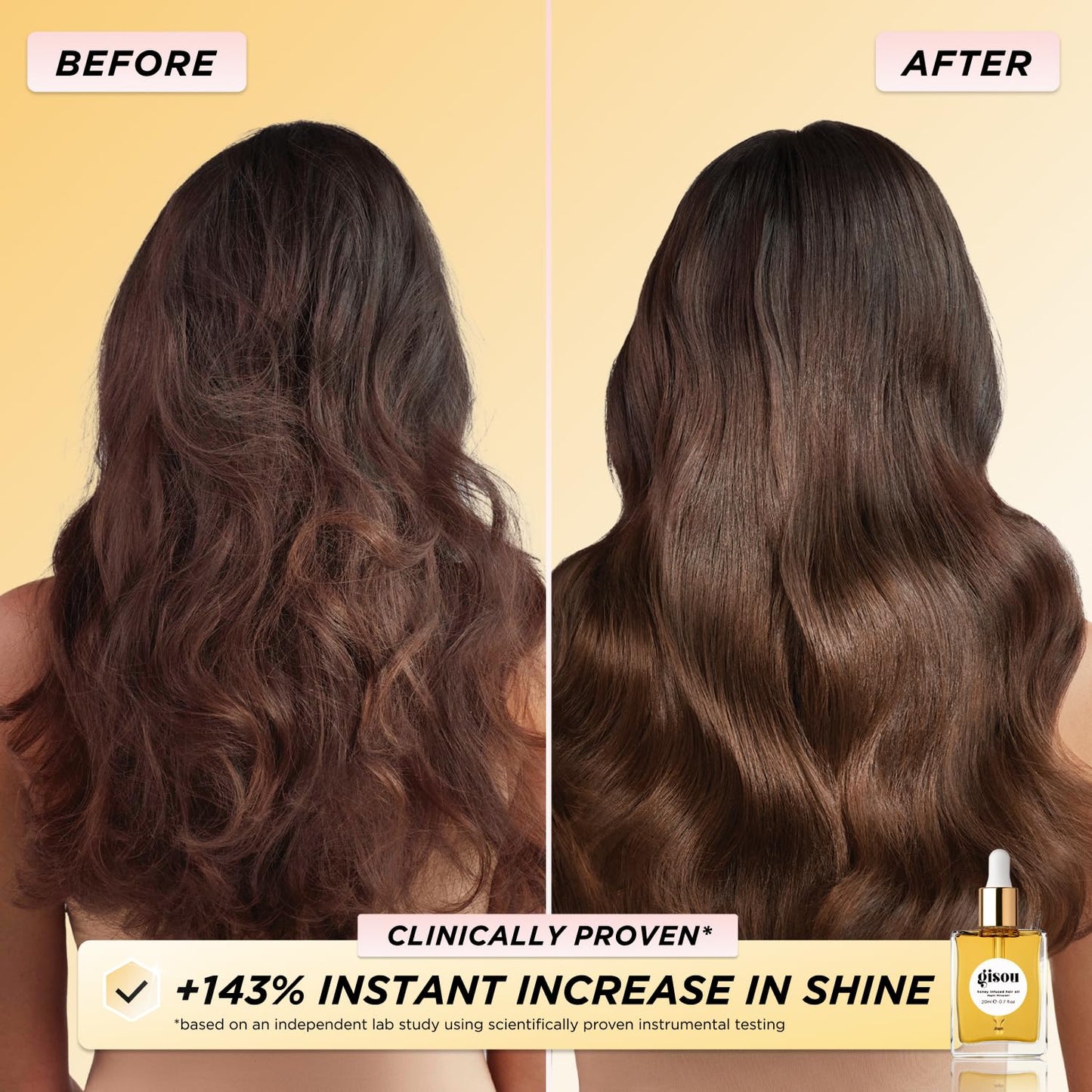 Dark Slate Gray Gisou Honey Infused Hair Oil Mini - Hydrating & Frizz Control Treatment with Mirsalehi Honey, Adds Shine & Heat Protectant for All Hair Types, 0.7 Fl Oz
