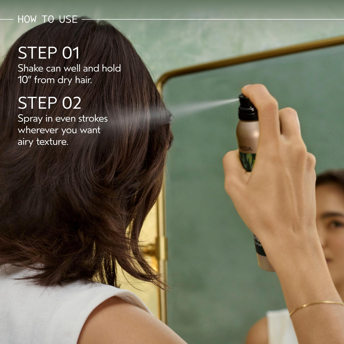 Dim Gray AVEDA Tousle Texture Dry Texture Spray | Adds Volume and Texture | Thermal Heat Protection | For Fine to Medium Hair Types | With Zeolite Minerals, Cassava, and Olive Extract, 3.5 Ounce