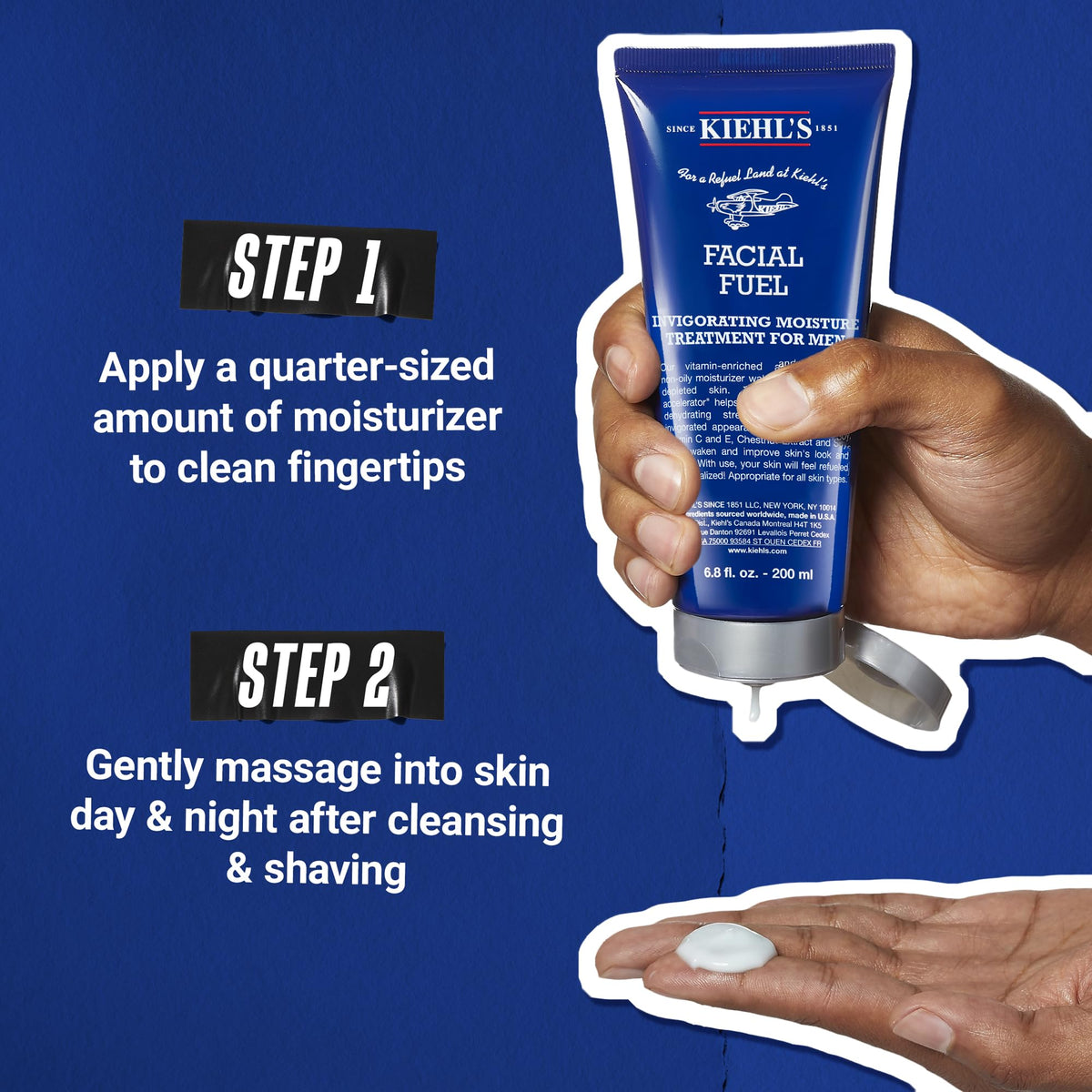 Midnight Blue Kiehl's - Facial Fuel Men's Energizing Moisturizer