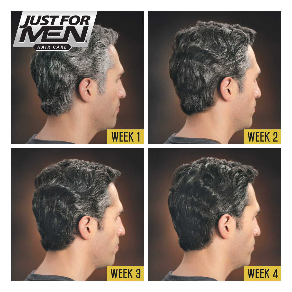 Dark Slate Gray Just for Men Control GX Grey Reducing Shampoo For Lighter Shades
