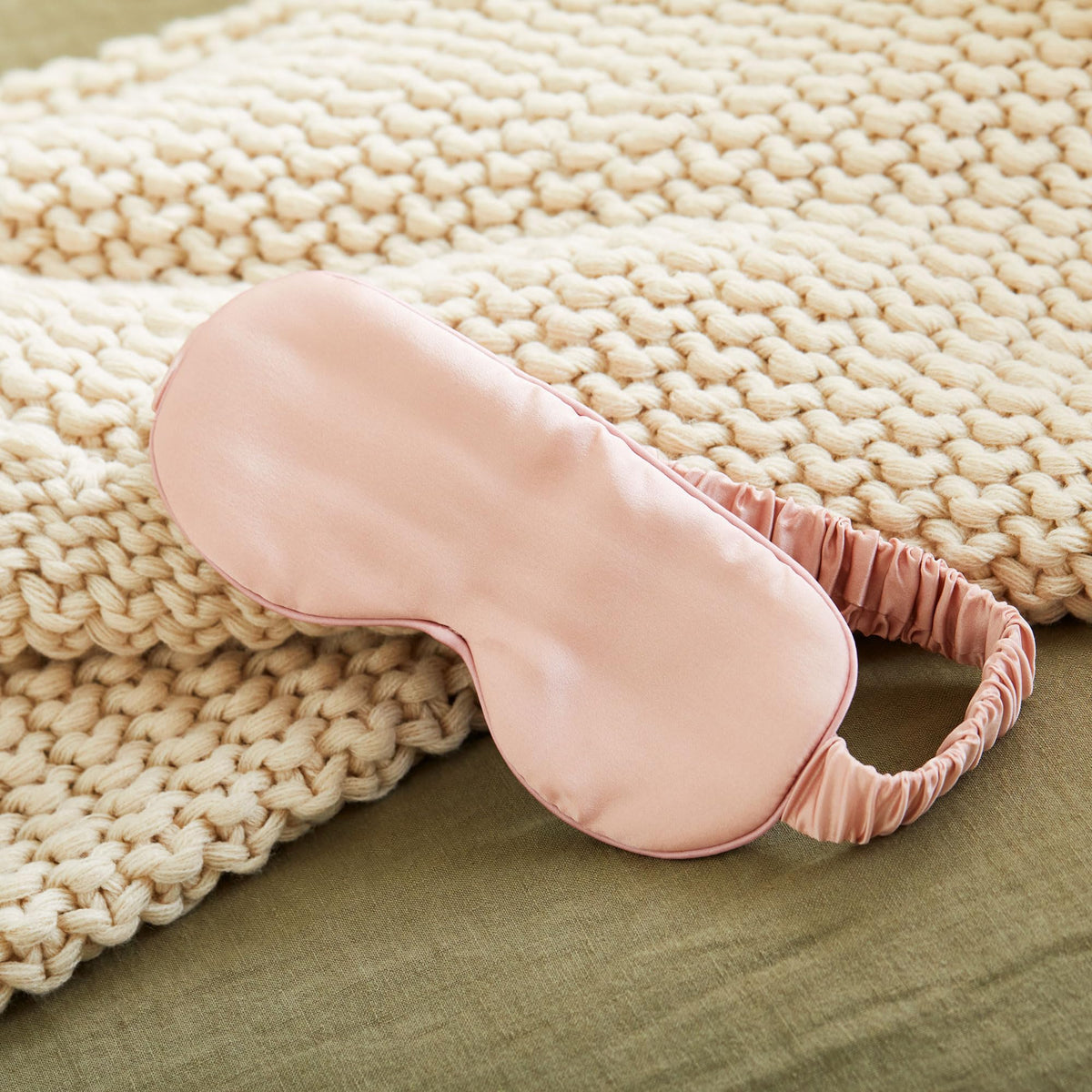 Tan PMD silversilk Sleep Mask, 1 ct.
