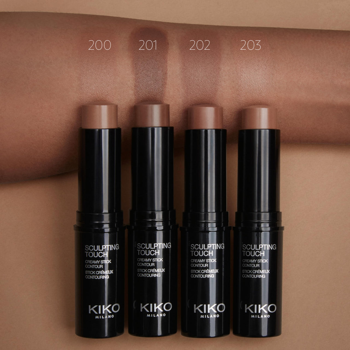 Black KIKO Milano Sculpting Touch Creamy Stick Contour