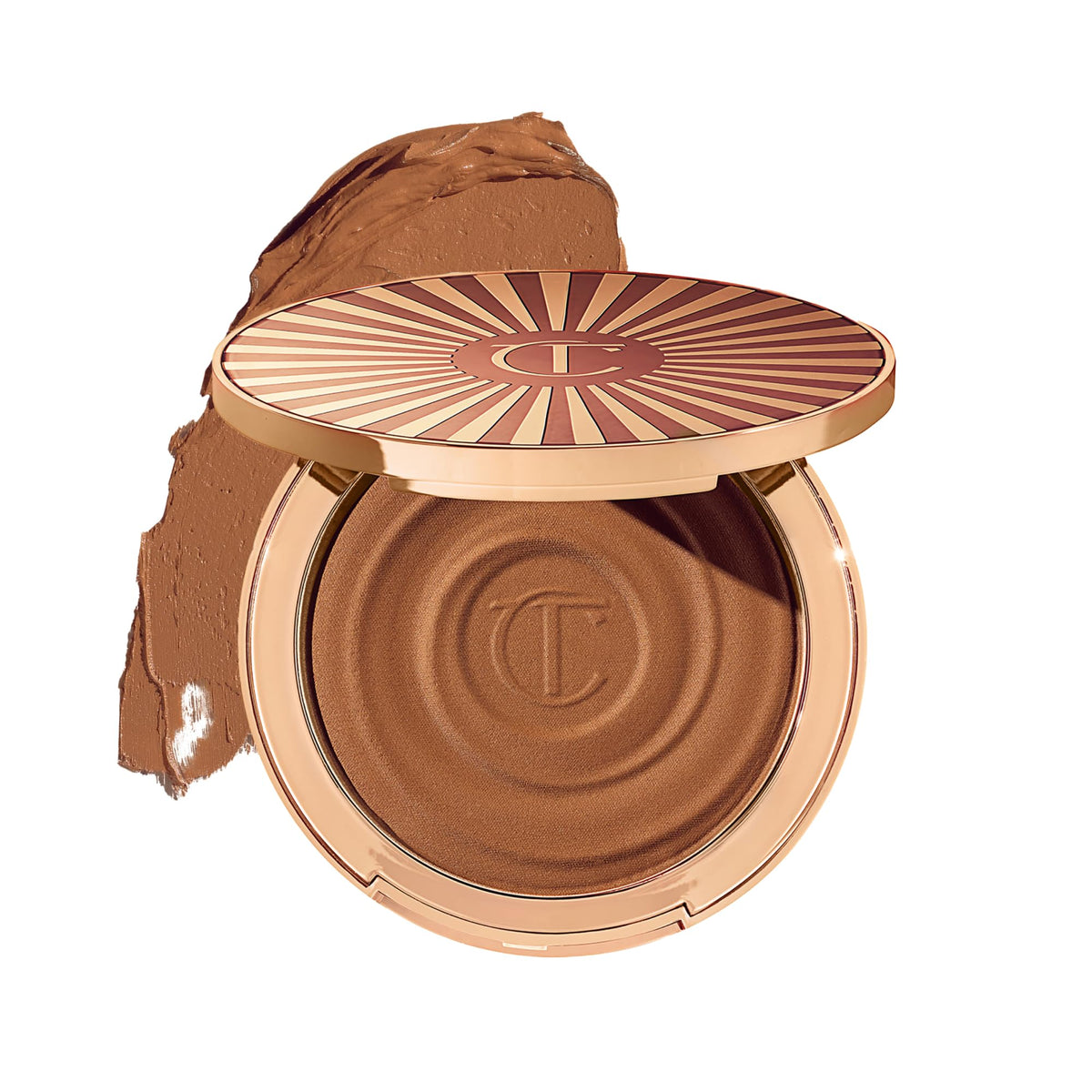 White Smoke Charlotte Tilbury Beautiful Skin Face & Body Cream Bronzer Makeup