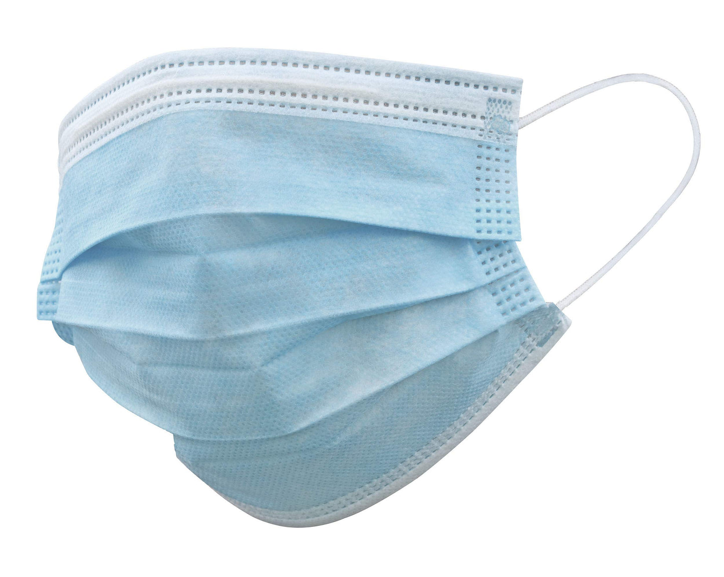 White Smoke 50-pcs Disposable 3-ply Non-Woven Nose Fitting face mask for Personal use (Non-Medical)