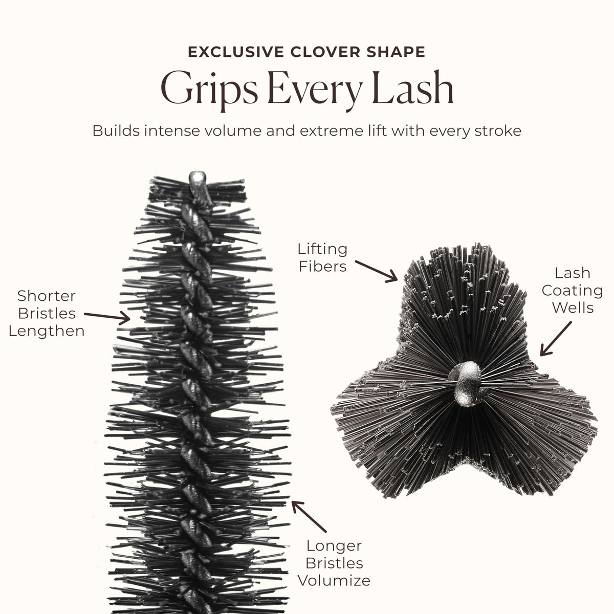 White Smoke Laura Mercier Caviar Extravagant Mascara, Intense Black, 0.29 oz