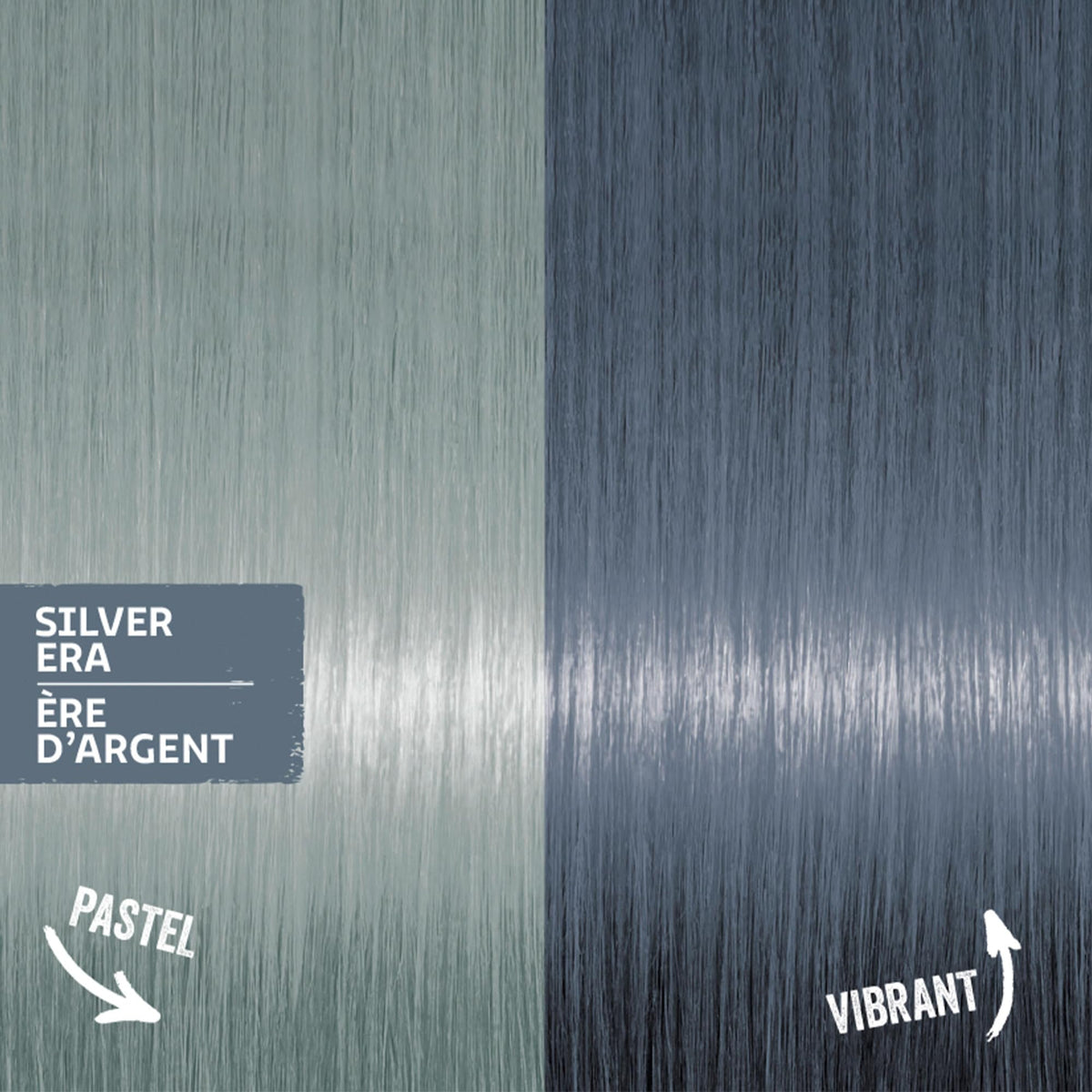 Dark Slate Gray got2b Color Remix Customizable Semi-Permanent Hair Color,100 Silver Era