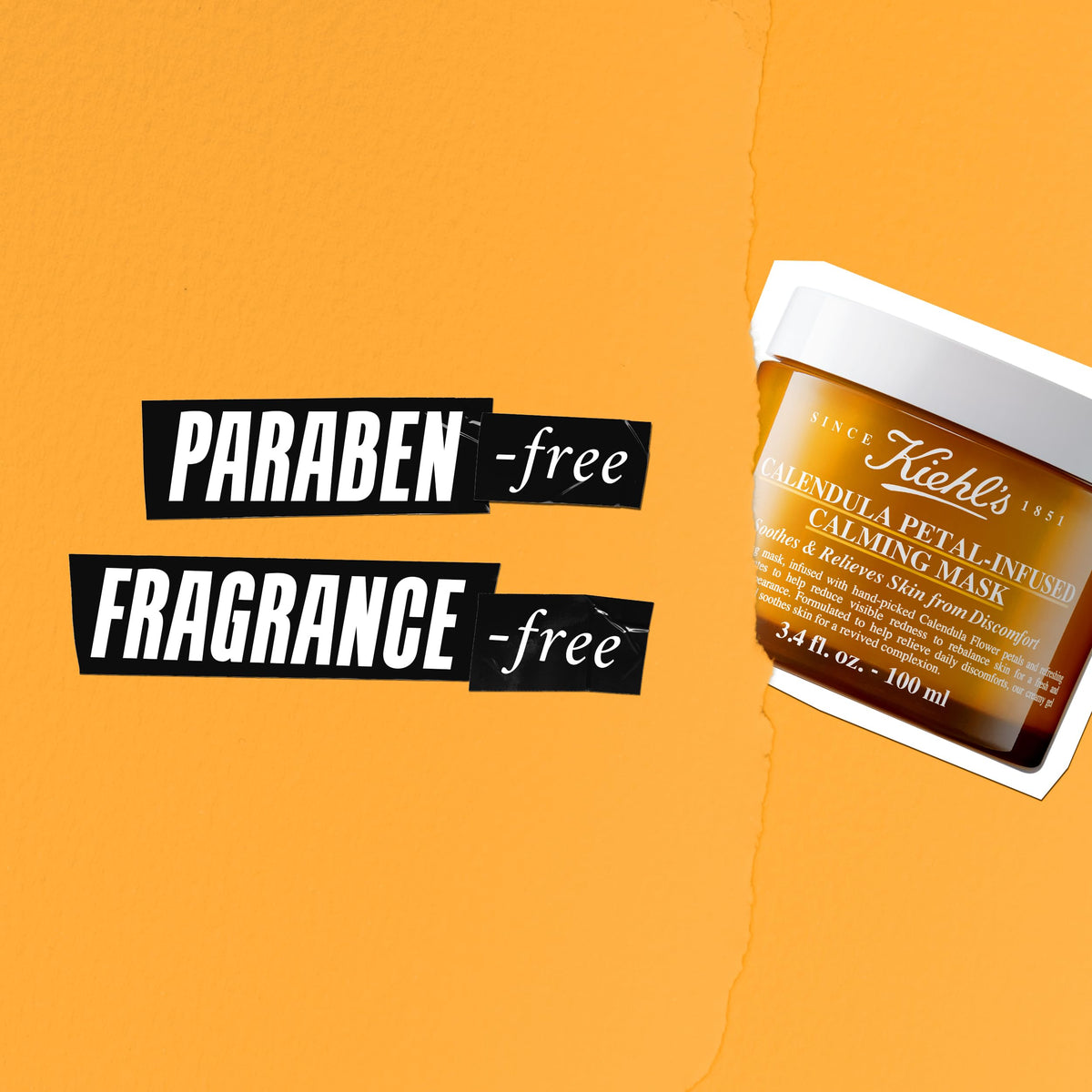 Goldenrod Kiehl's - Calendula Petal Infused Calming Mask - 3.4 fl oz