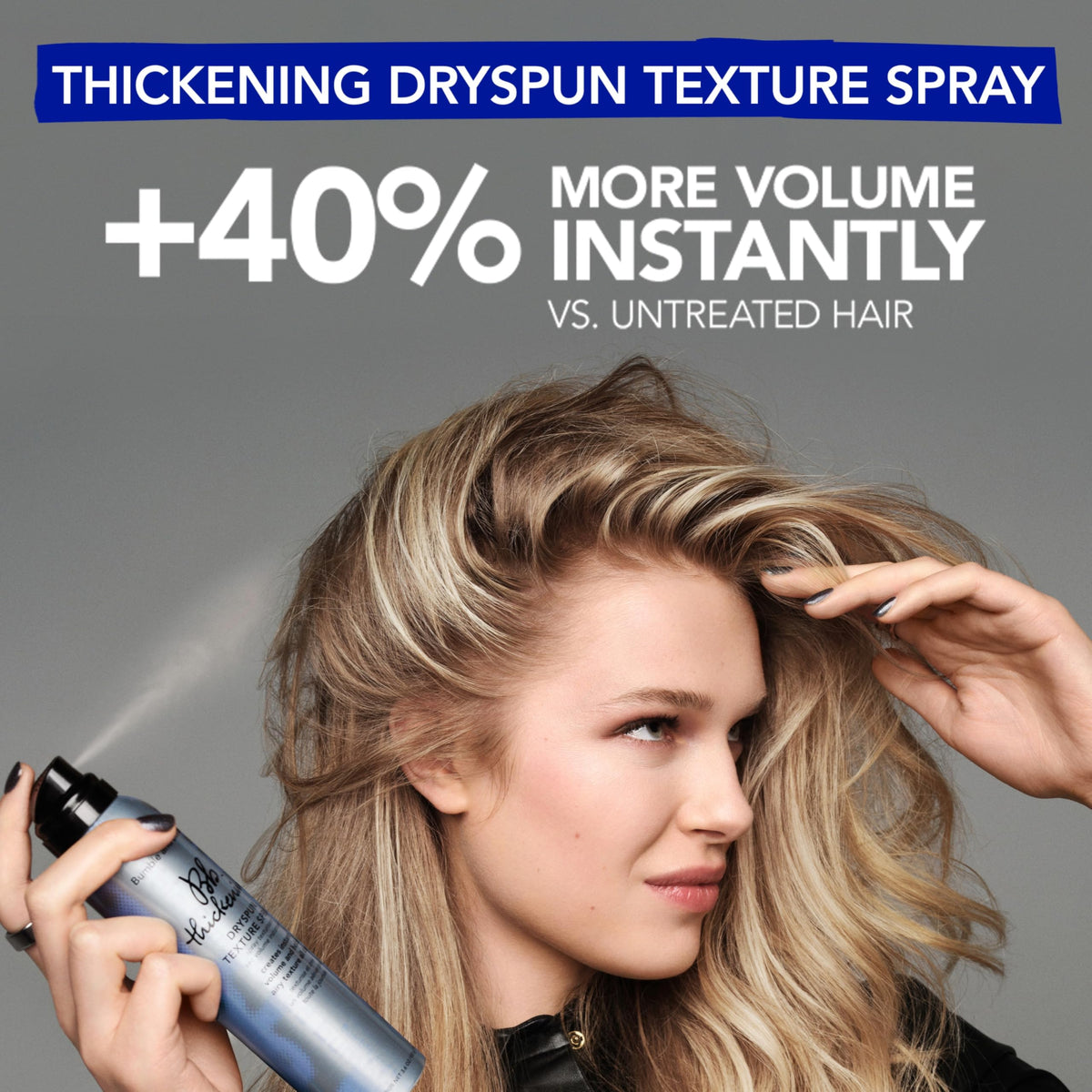 Dim Gray Bumble and bumble. Thickening Travel-Size Volumizing Hair Set for Fine Hair | Shampoo, Conditioner + Dry Texture Spray | 3-Piece Set | Travel Size