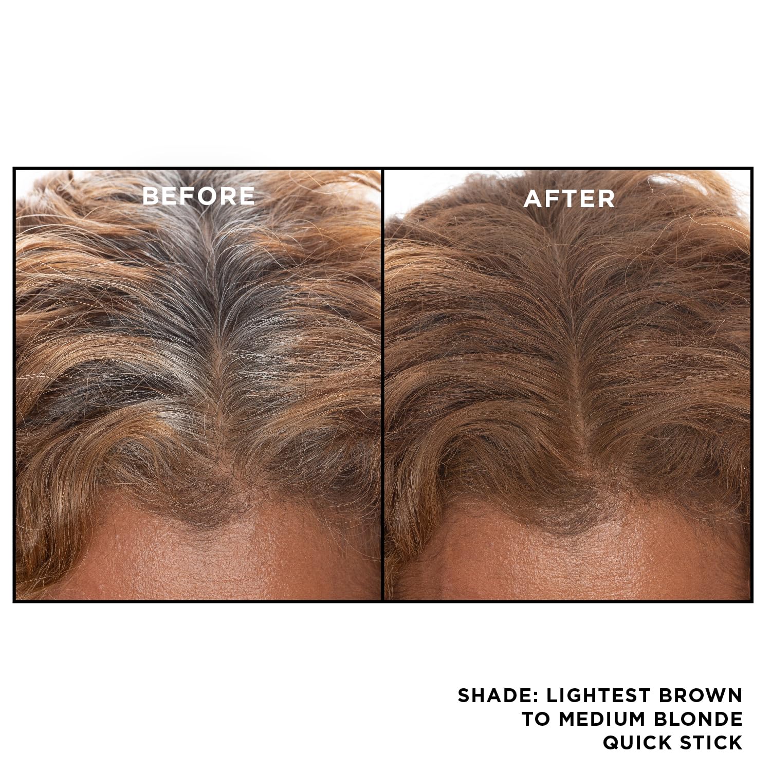 White Smoke EVERPRO Gray Away Root Touchup Quick Stick, Lightest Brown/Medium Blonde, 0.1 Oz