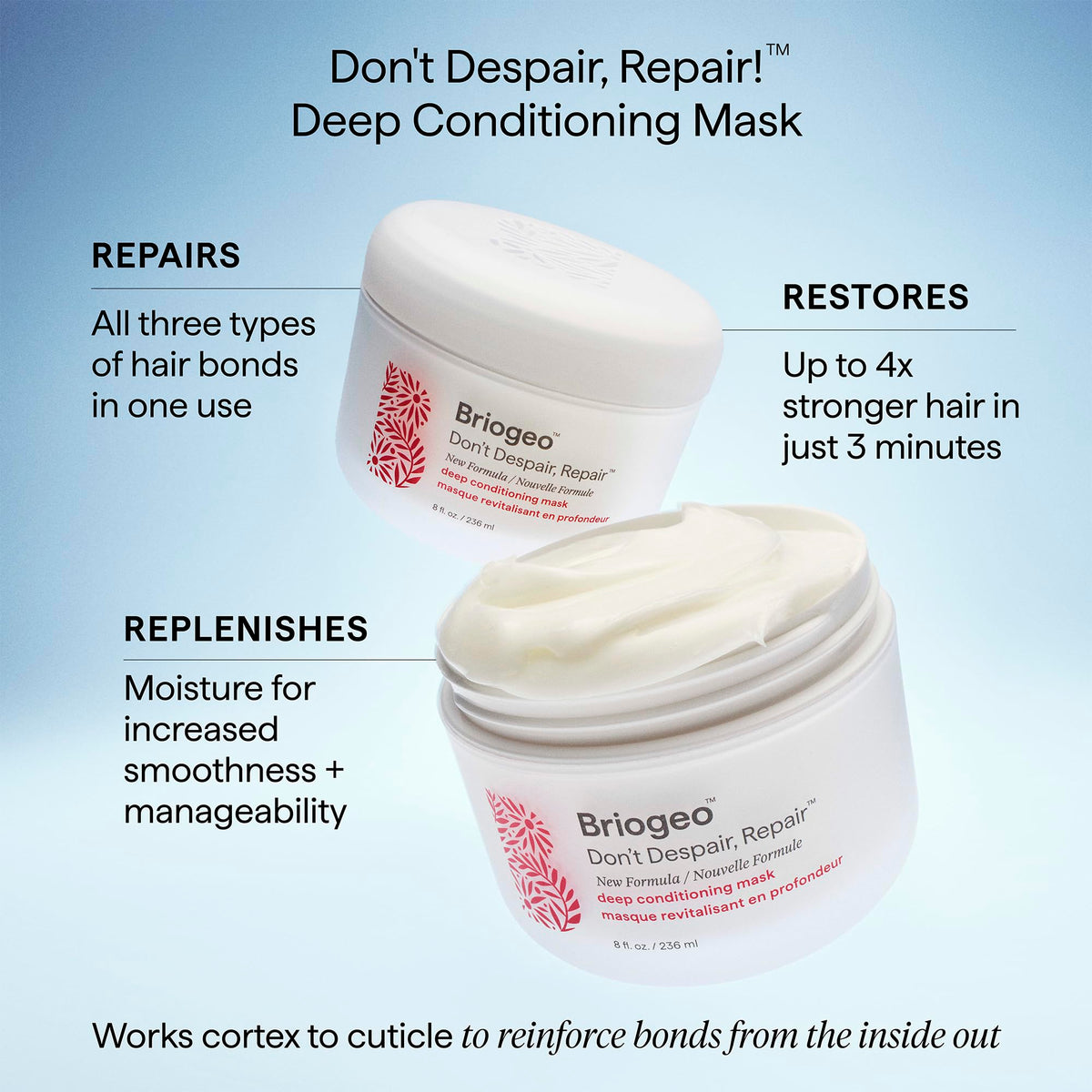 Alice Blue Briogeo Don't Despair, Repair! Deep Conditioning Hair Mask