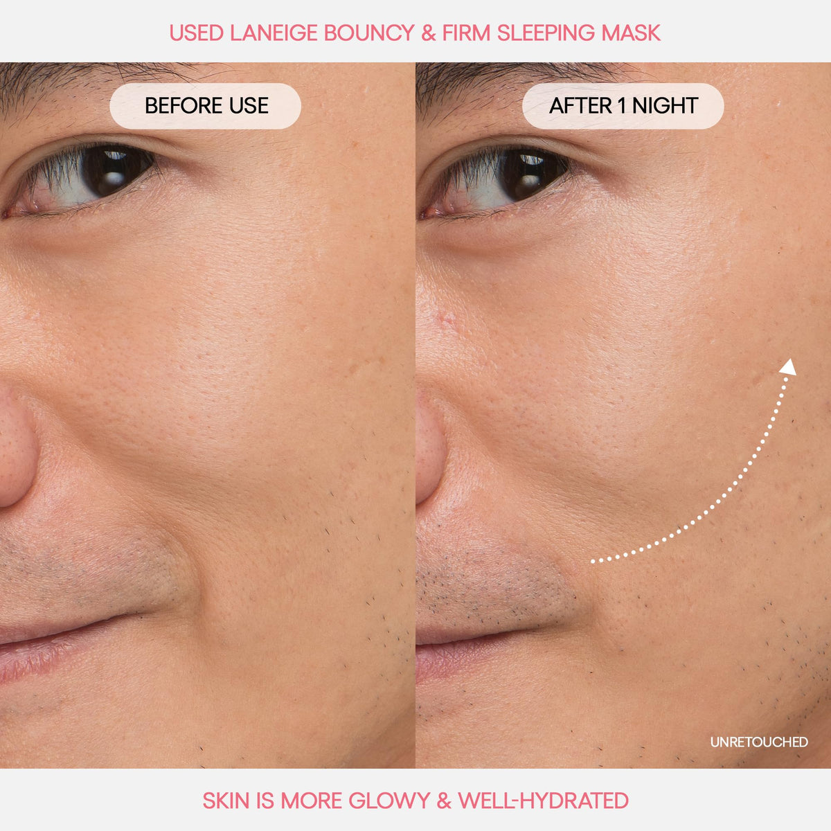 Rosy Brown LANEIGE Bouncy & Firm Sleeping Mask | Korean Overnight Face Mask