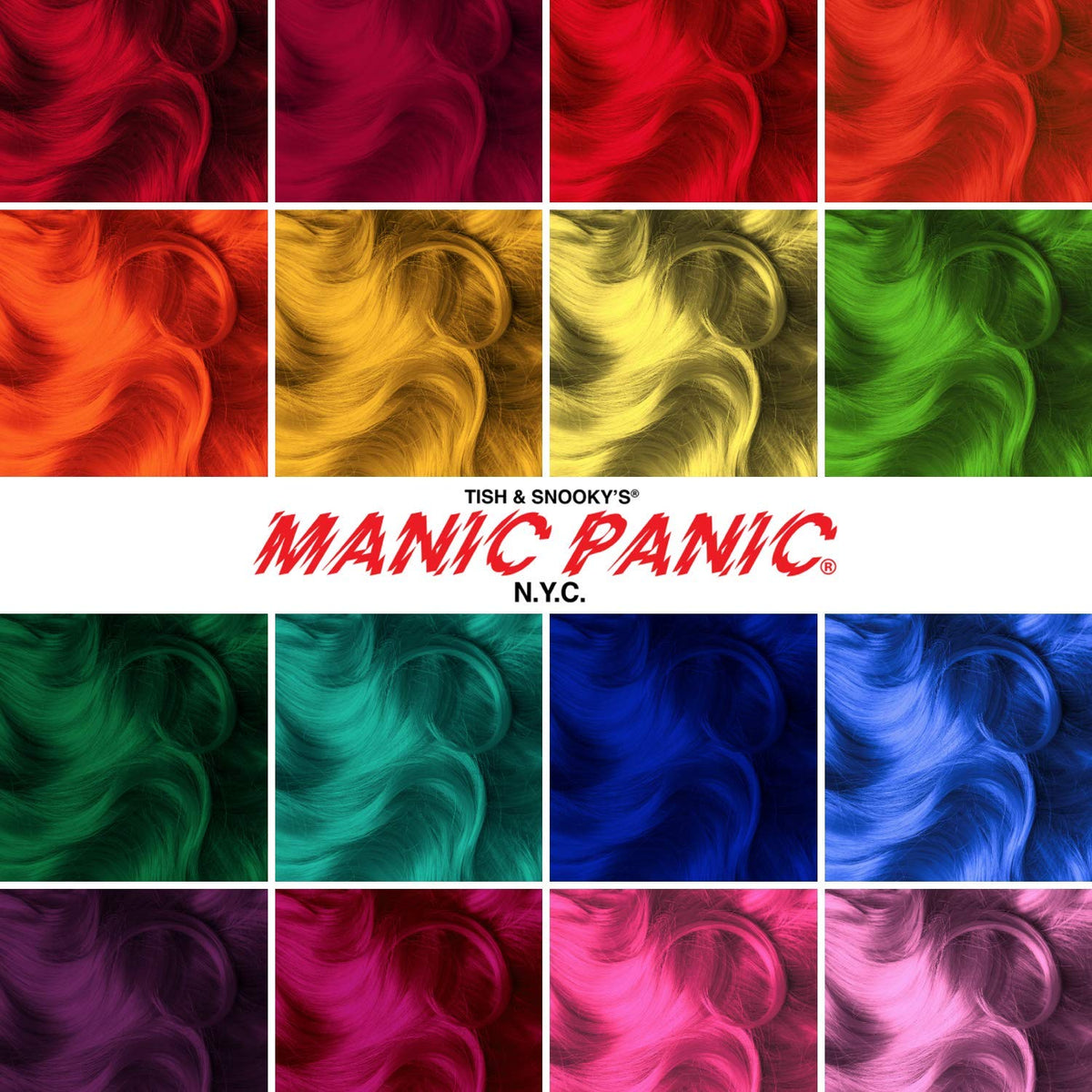White Smoke Manic Panic Semi Permanent Purple Haze Hair Dye, 4 oz