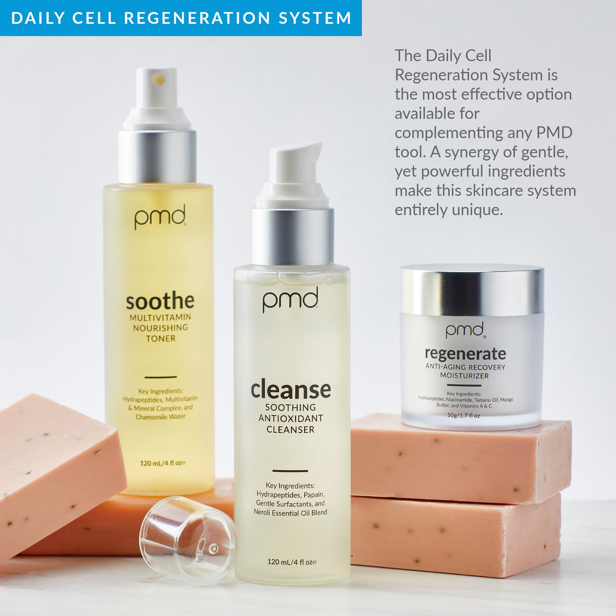 Lavender PMD Daily Cell Regeneration System, 3 Piece Set (Pack of 1)