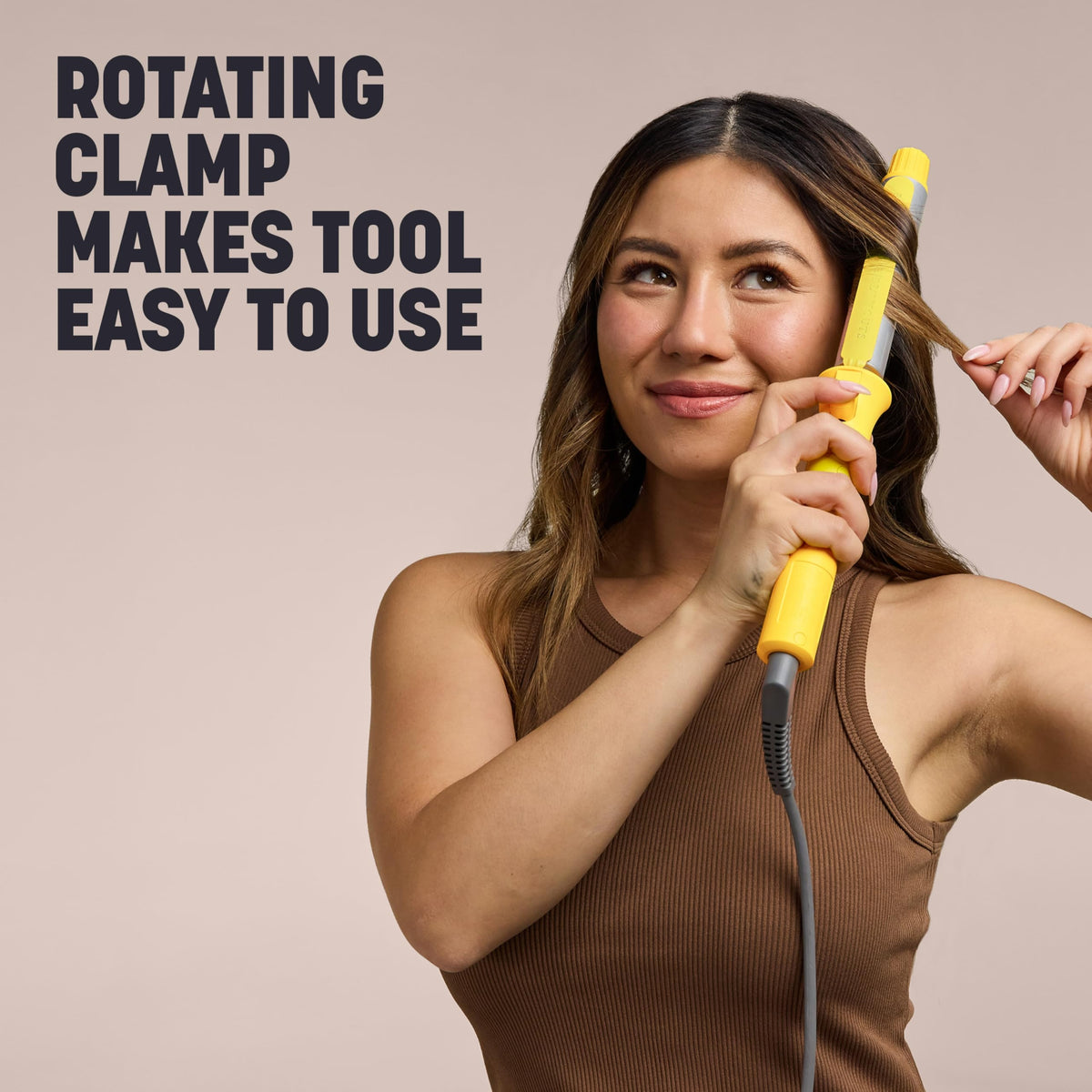 Light Gray Drybar The 3-Day Bender Rotating Curling Iron