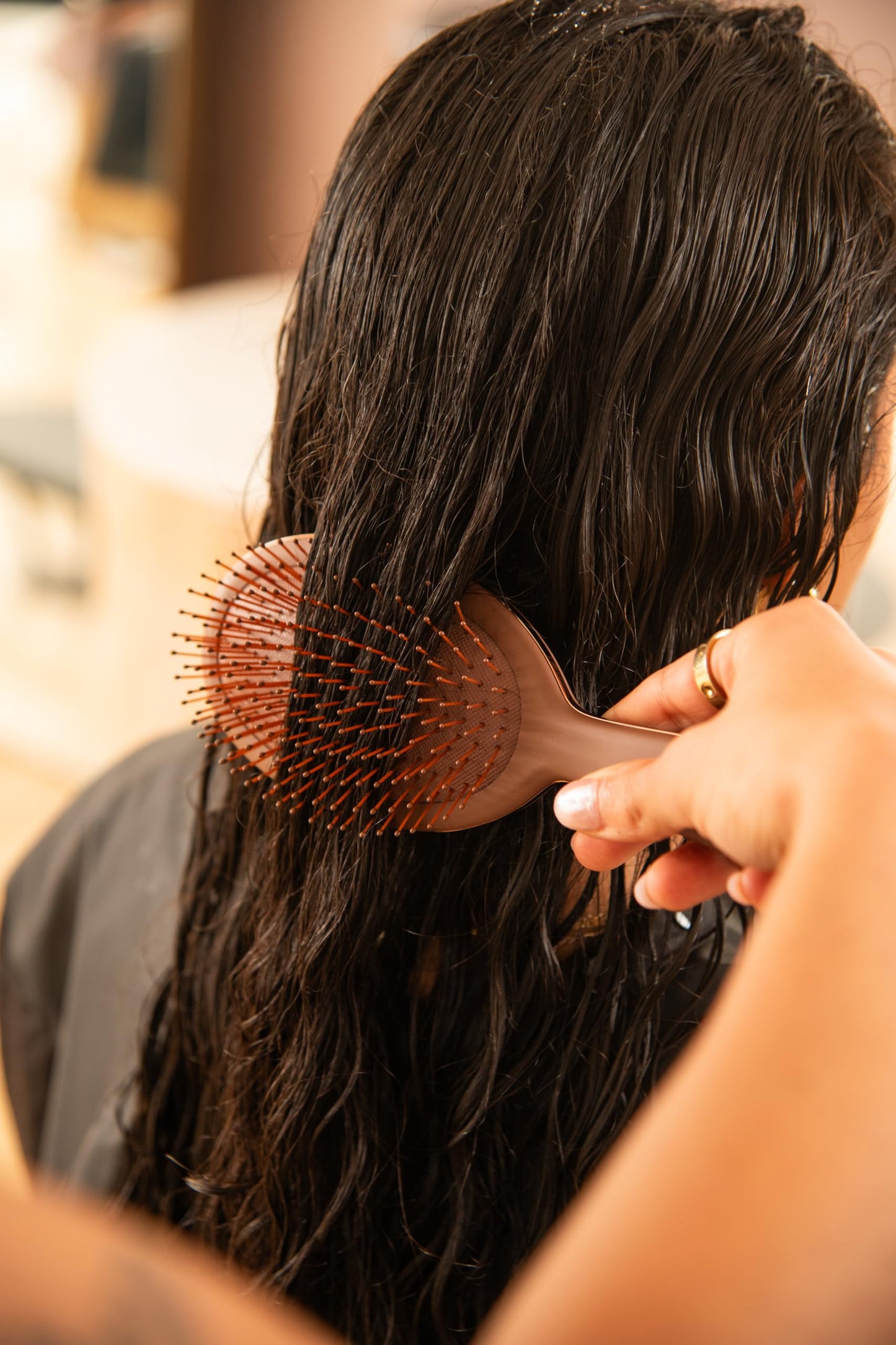 Dark Slate Gray FRAMAR Chocolate Hair Brush Detangler – Wet Hair Brushes For Women, Womens Hair Brush, Hair Accessories, Hairbrush For Women, Cepillos Para Cabello, Reduces Breakage – Detangle Brush