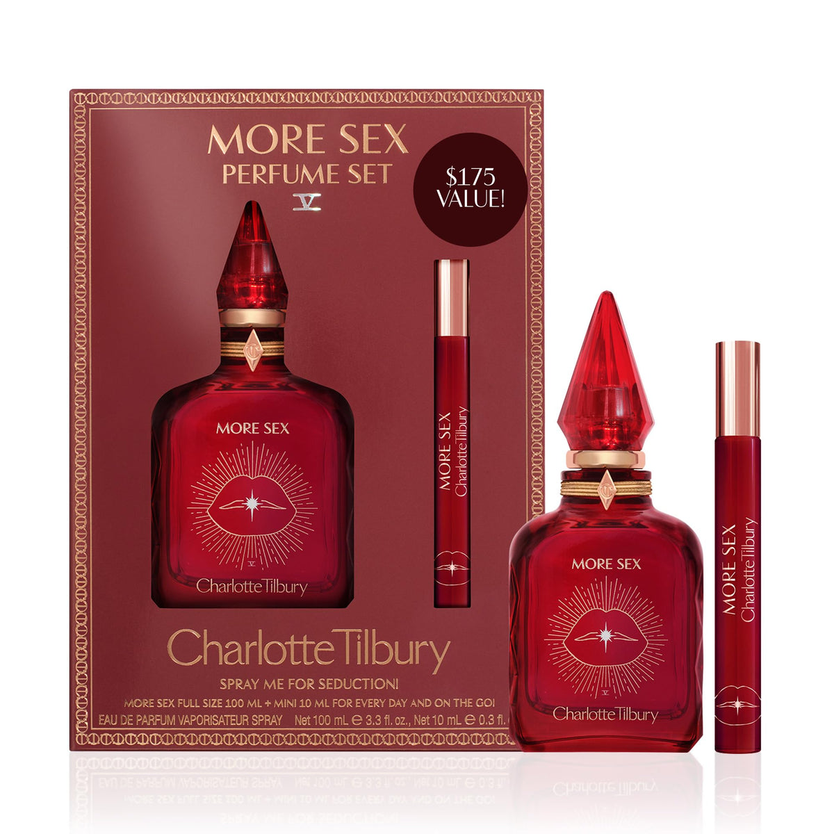 White Smoke Charlotte Tilbury More Sex Eau De Parfum - Pheromone Enhancing Sandalwood Perfume with Naturally-Derived Oils - Long-Lasting Scent with Notes of Black Pepper, Velvety Musk & Ambery Wood