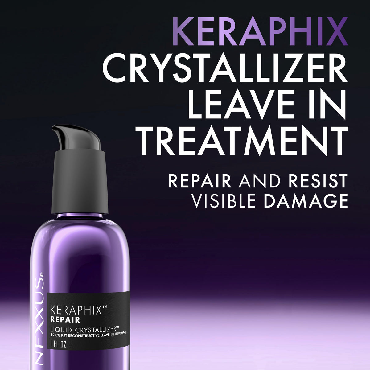 Black Nexxus Holiday Gift Set Keraphix 3 ct