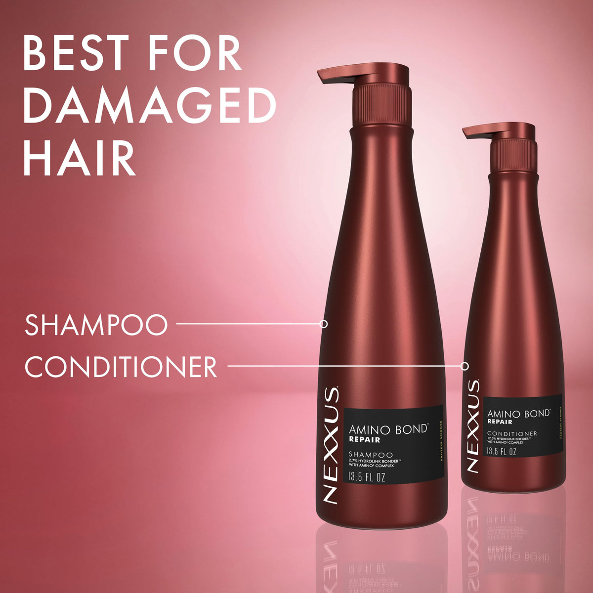 Tan NEXXUS Conditioner Amino Bond for All Types of Damaged Hair with Amino Acids & Keratin Protein, variation