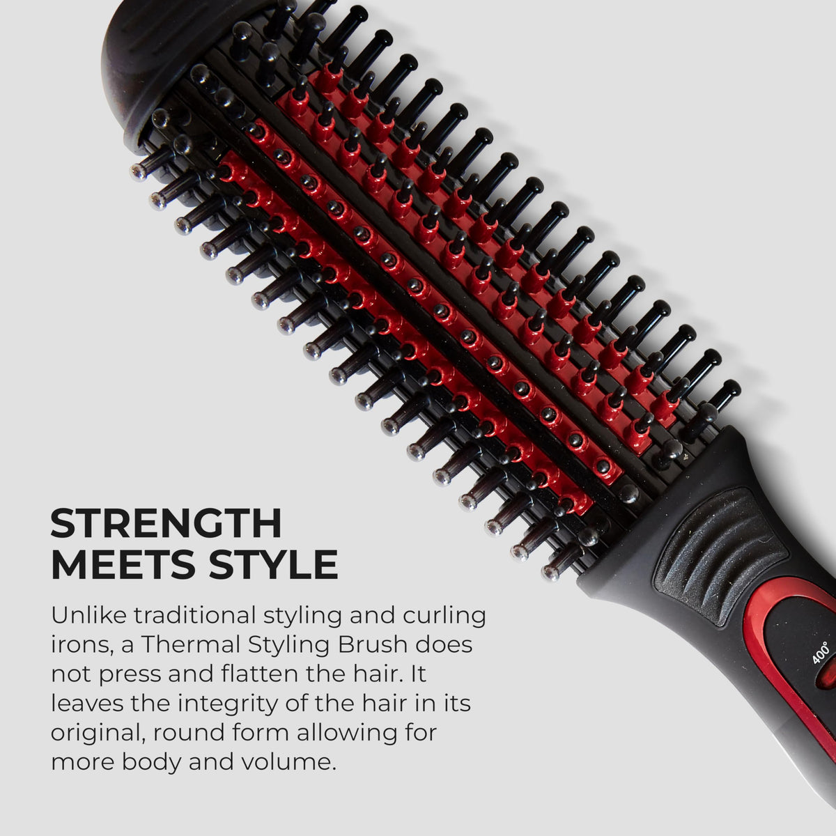 Lavender FHI Heat Stylus Thermal Styling Brush w/Tourmaline Ceramic