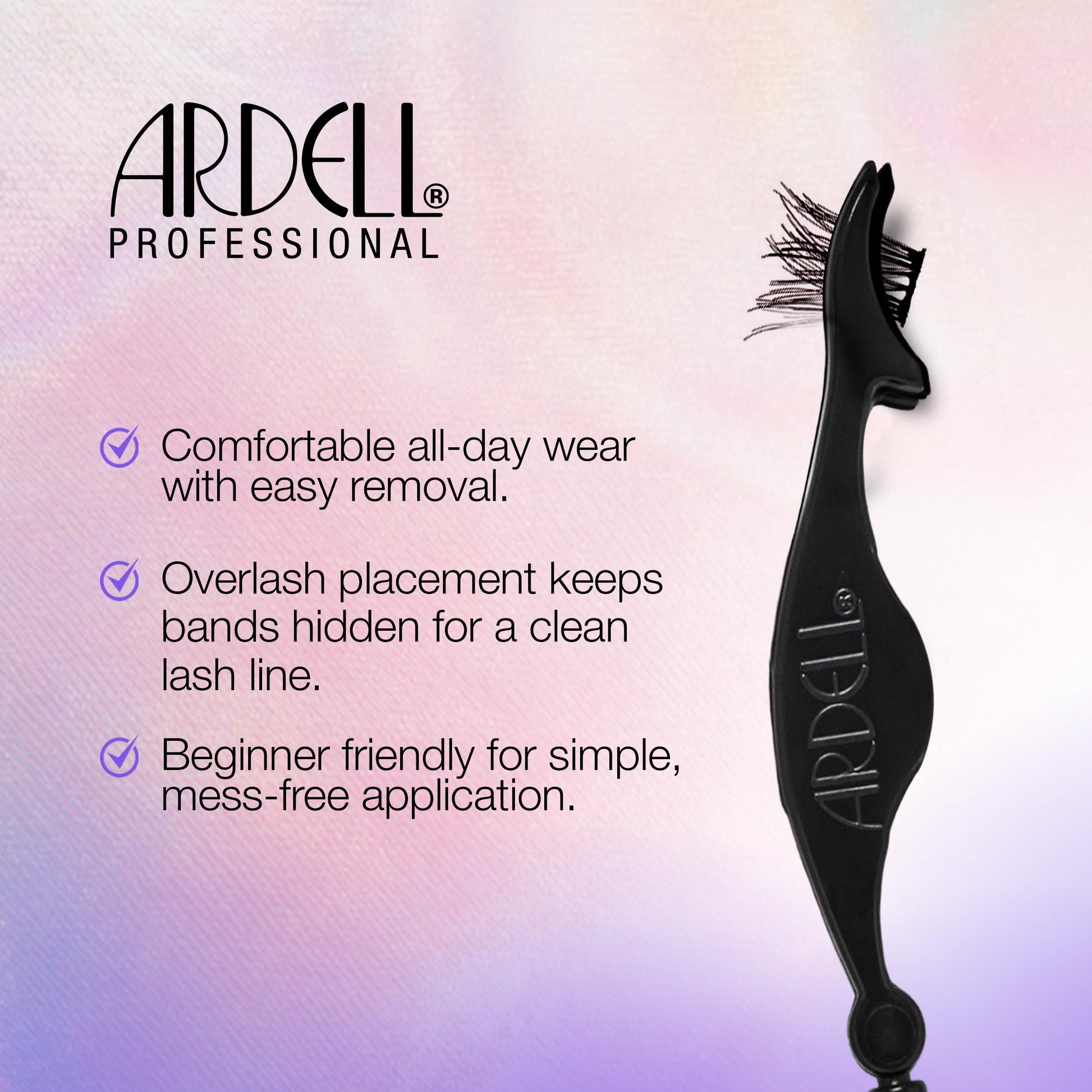 Misty Rose Ardell Press On Overlash Natural 120 – Self Adhesive Lash Clusters, No Glue Needed Eyelashes Natural, Ultra-Soft Pre Glued Cluster Eyelash Extensions, 1 Pack