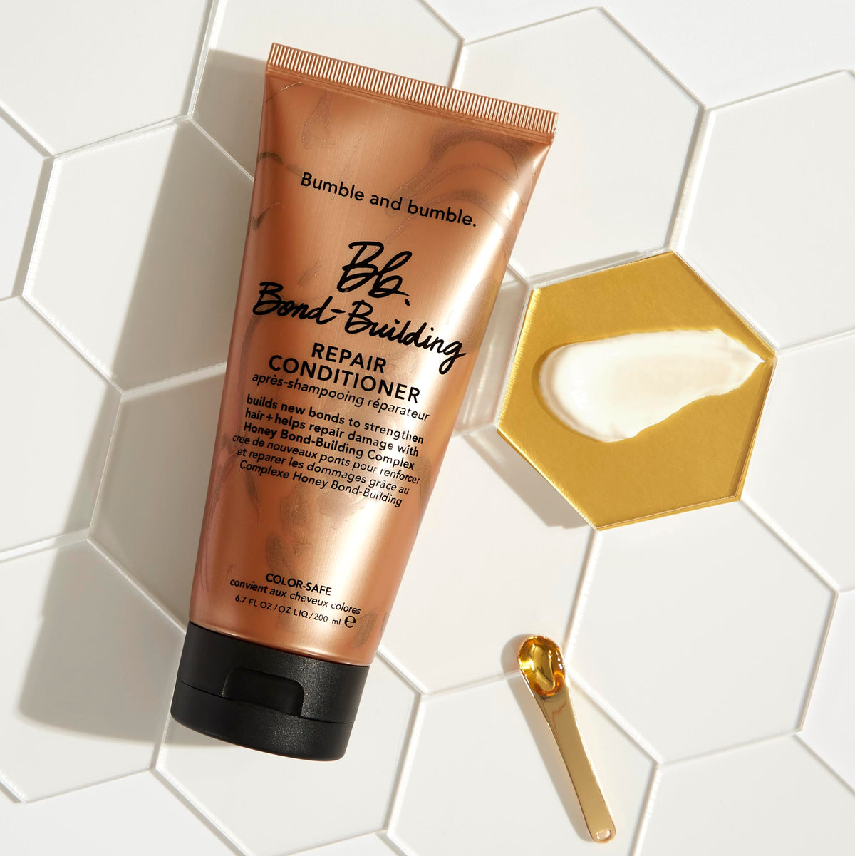 Lavender Bumble and bumble. Bond-Building Hair Repair Shampoo | Strengthens and Prevents Breakage| Smooths Frizz, Adds Shine | For Damaged Curly, Wavy, Straight Hair Types
