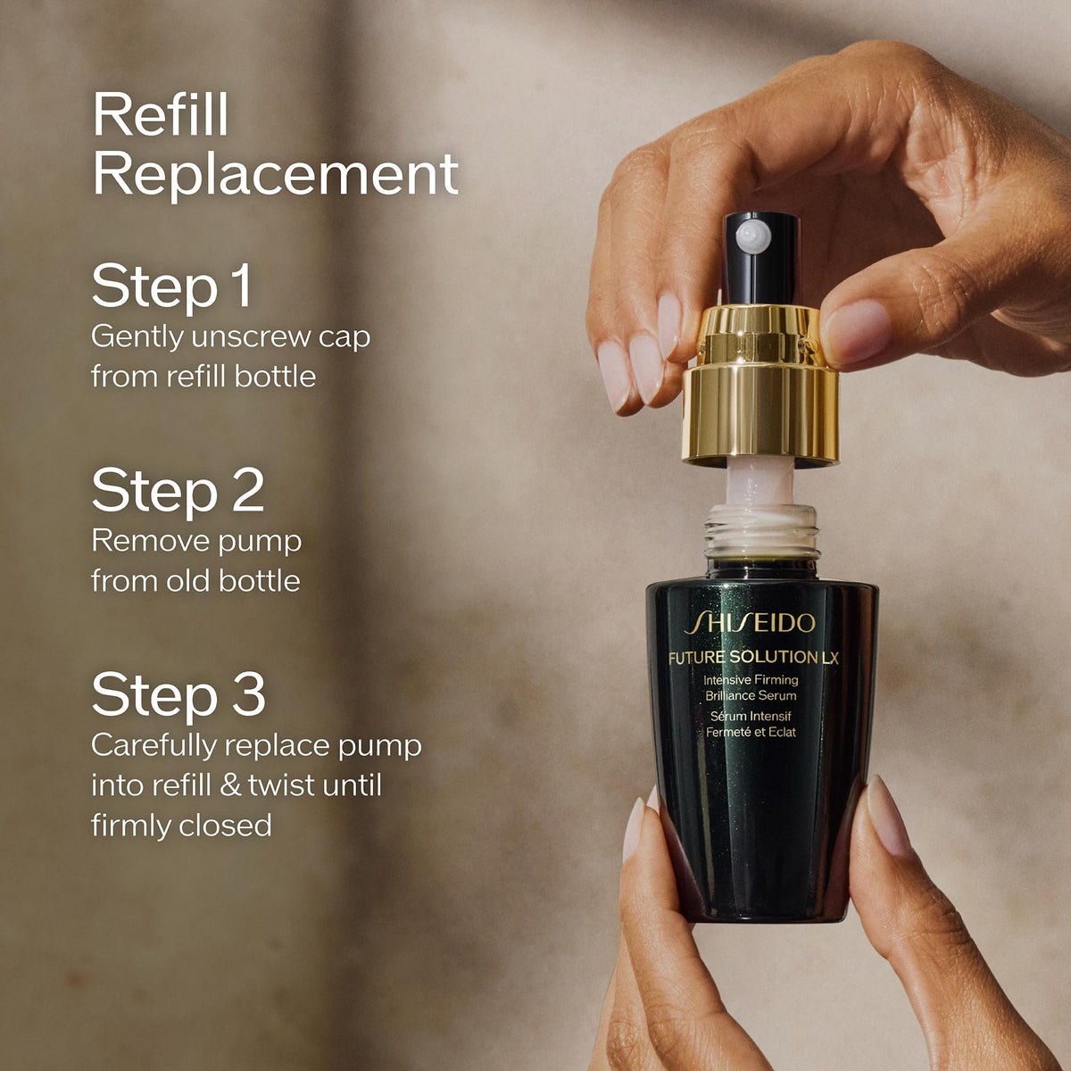 Dim Gray Shiseido Future Solution LX Intensive Firming Brilliance Serum - 50 mL - Hydrates, Plumps & Firms Skin - Non-Comedogenic - All Skin Types