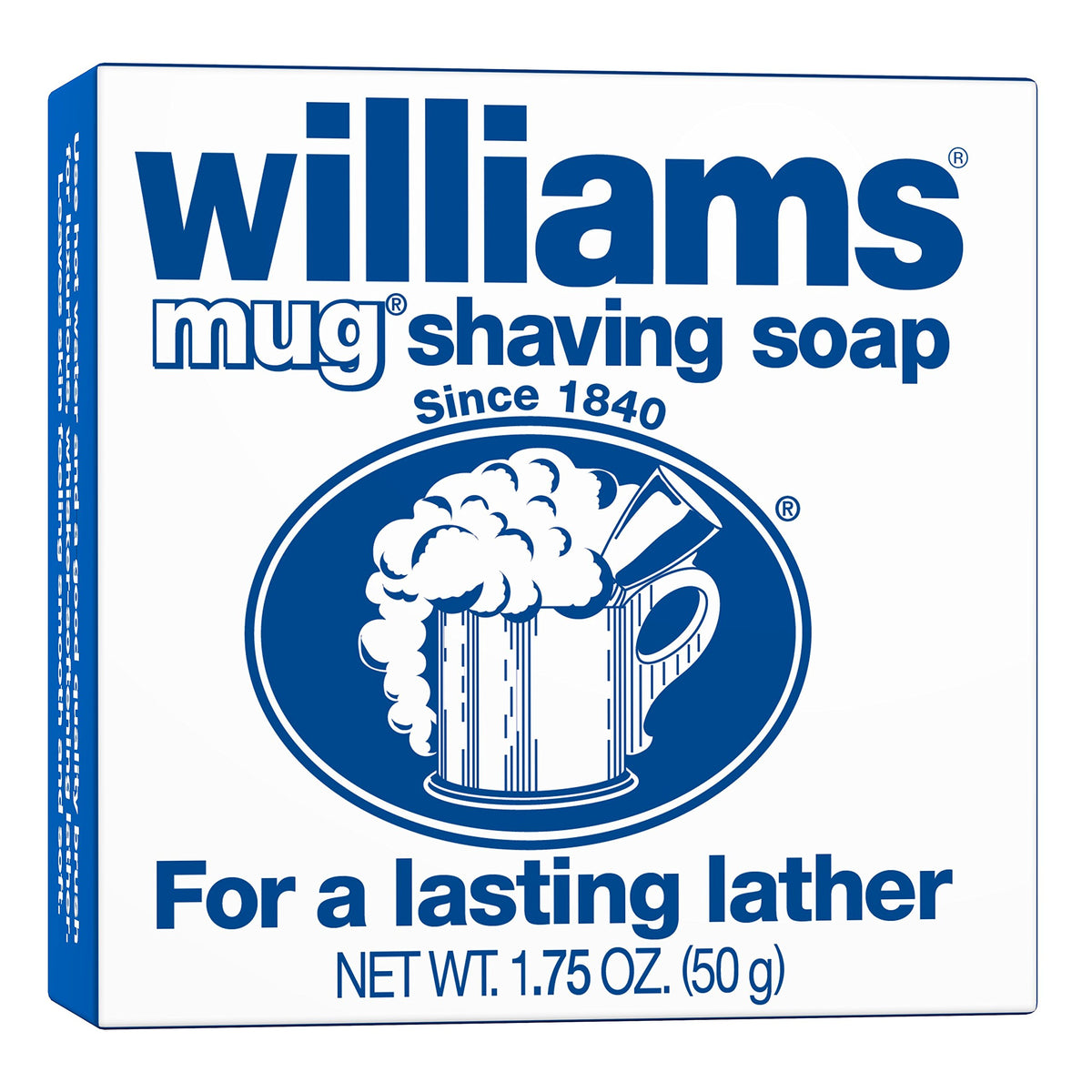 White Smoke Williams Mug Shaving Soap, 1.75 Oz