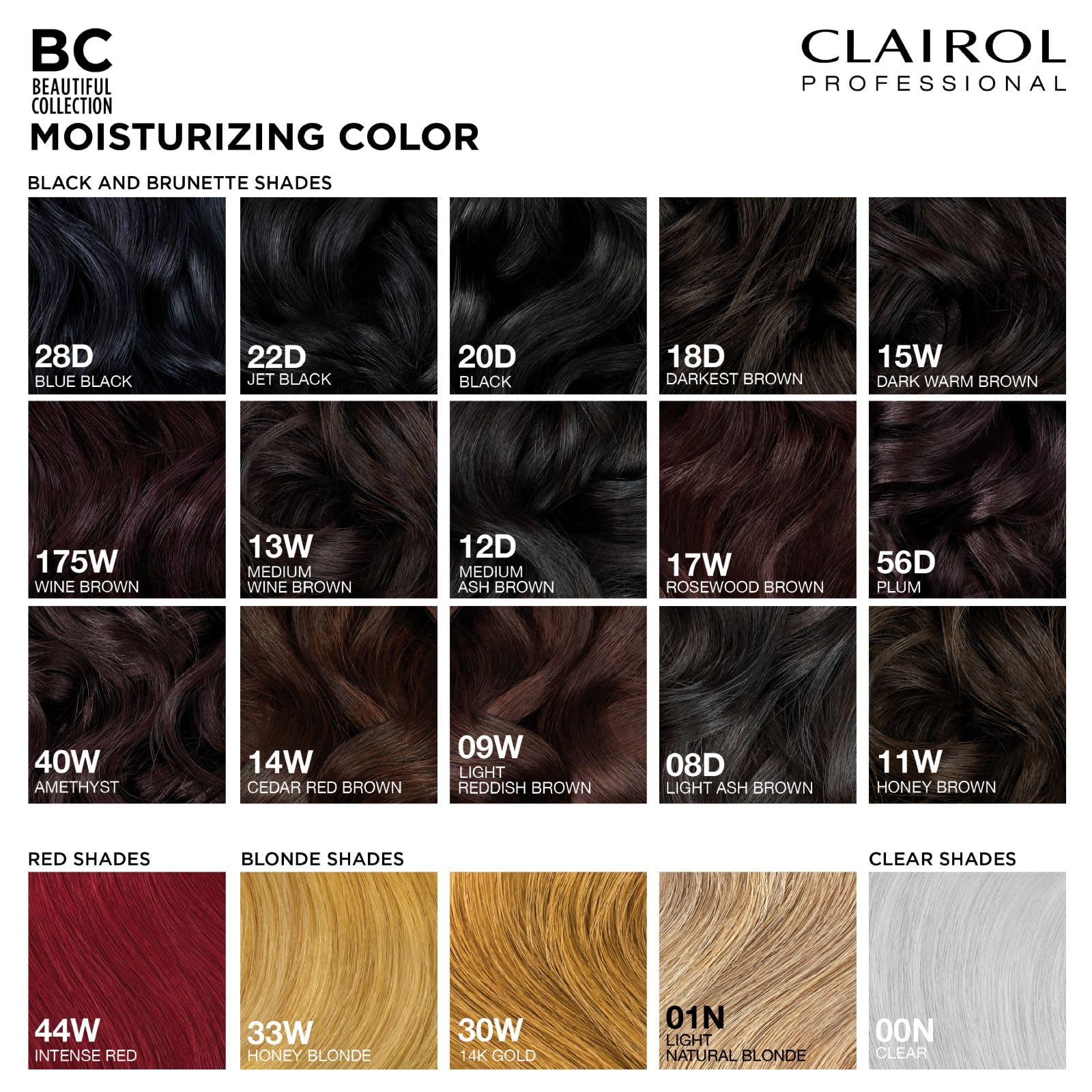 White Smoke Clairol Professional Beautiful Collection Hair Color, 11W Honey Brown, 3 Fl Oz - Packaging May Vary