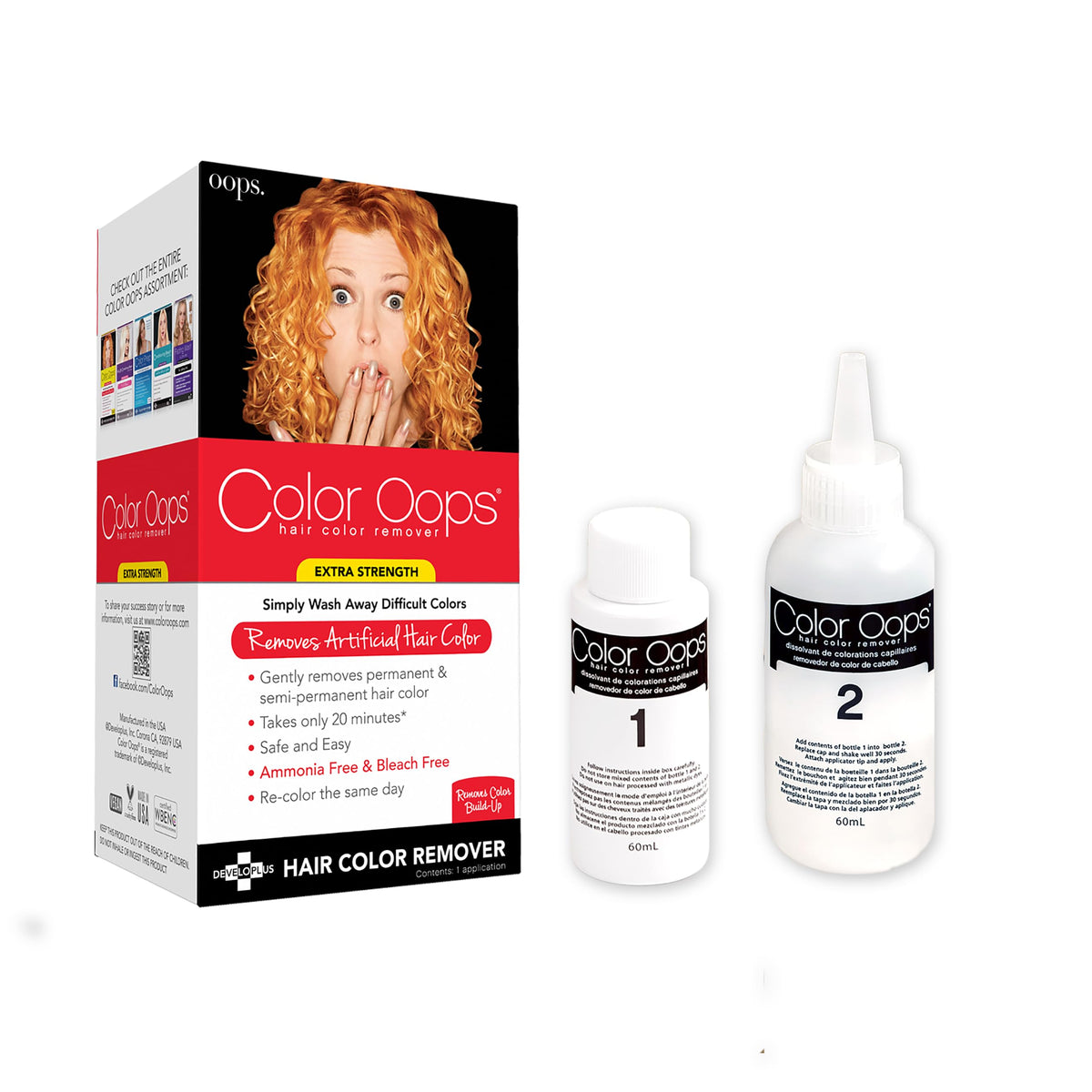 White Smoke Color Oops Extra Strength Hair Color Remover, 1 Application