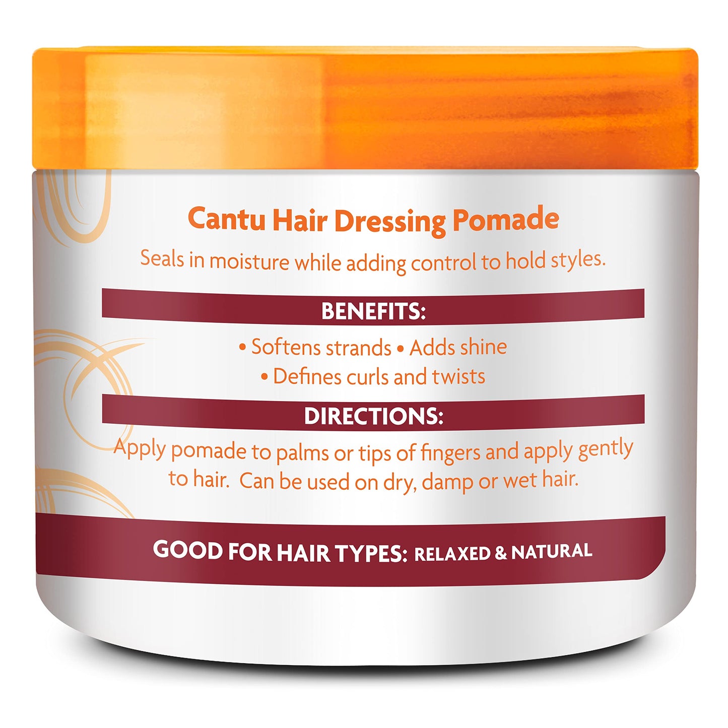 White Smoke Cantu Hair Dressing Pomade with Shea Butter, 4 Ounce