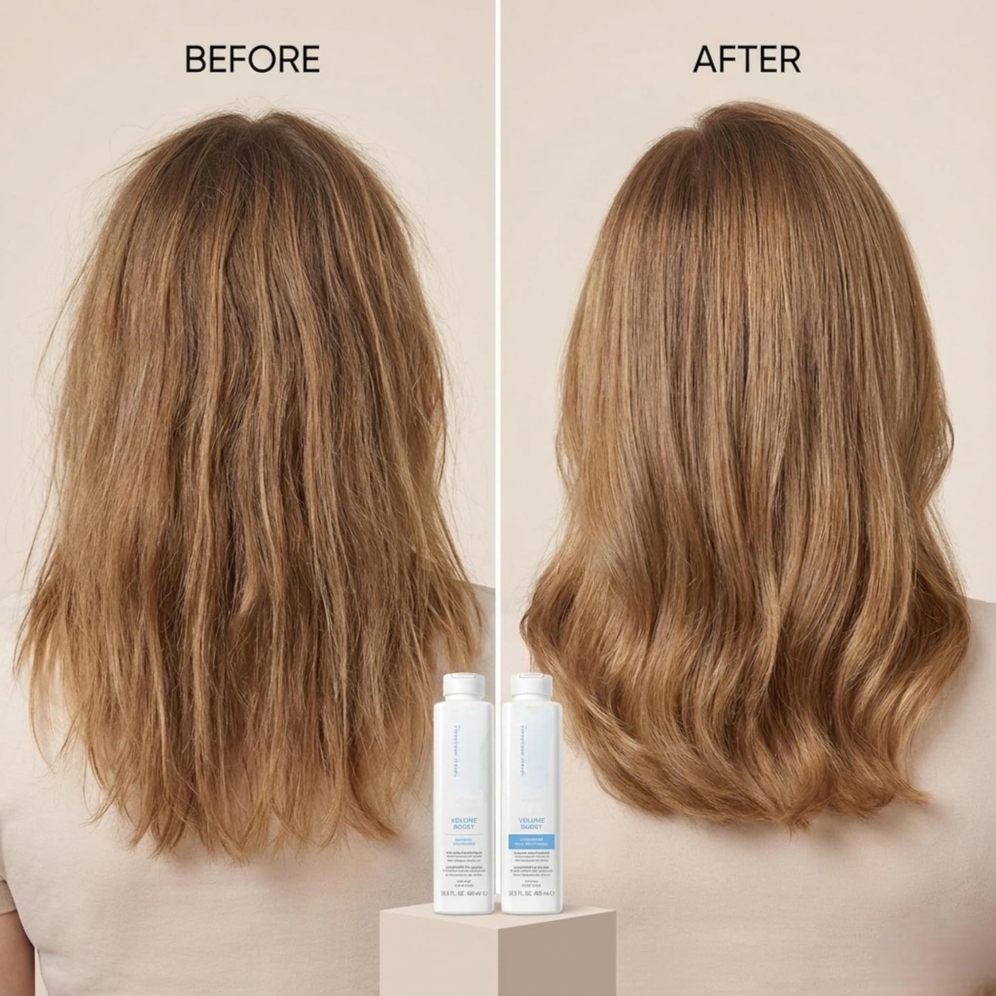 Light Gray B-Biolage Volumizing Shampoo and Conditioner Set for Fine Hair – Lightweight Root Lift System – Thickening & Body Boost Formula with Soy Protein – Color Safe Daily Volume Care
