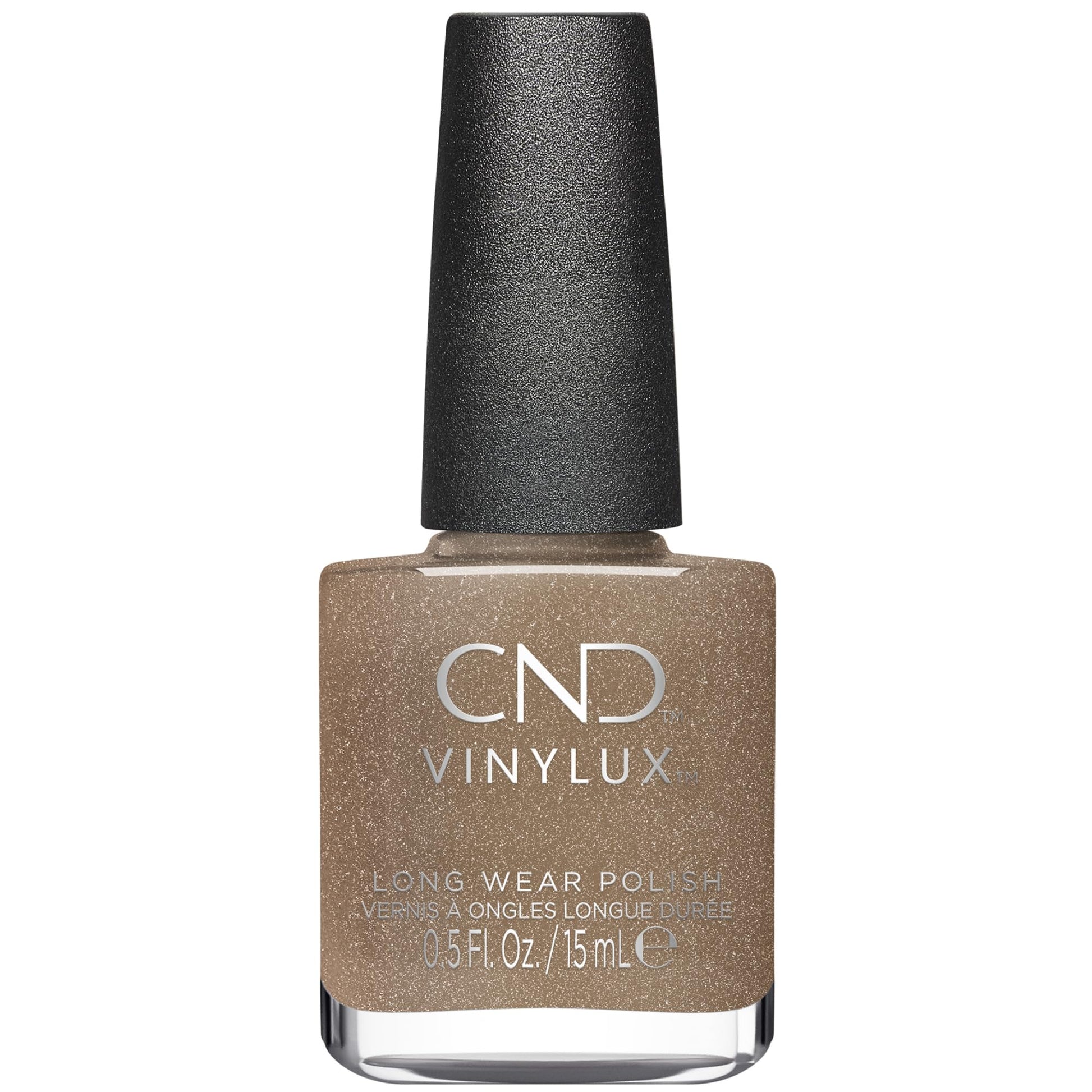 White Smoke CND Vinylux Longwear Metallic Nail Polish, Gel-like Shine & Chip Resistant Color, 0.5 Fl Oz