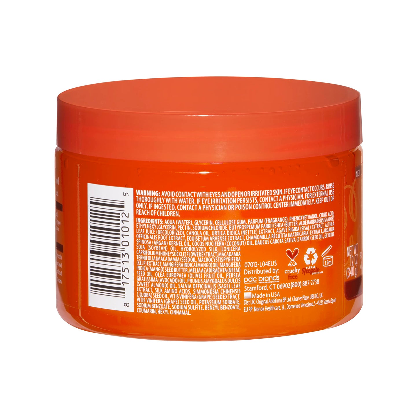 Tomato Cantu Shea Butter for Natural Hair Curling Custard, 12 Ounce