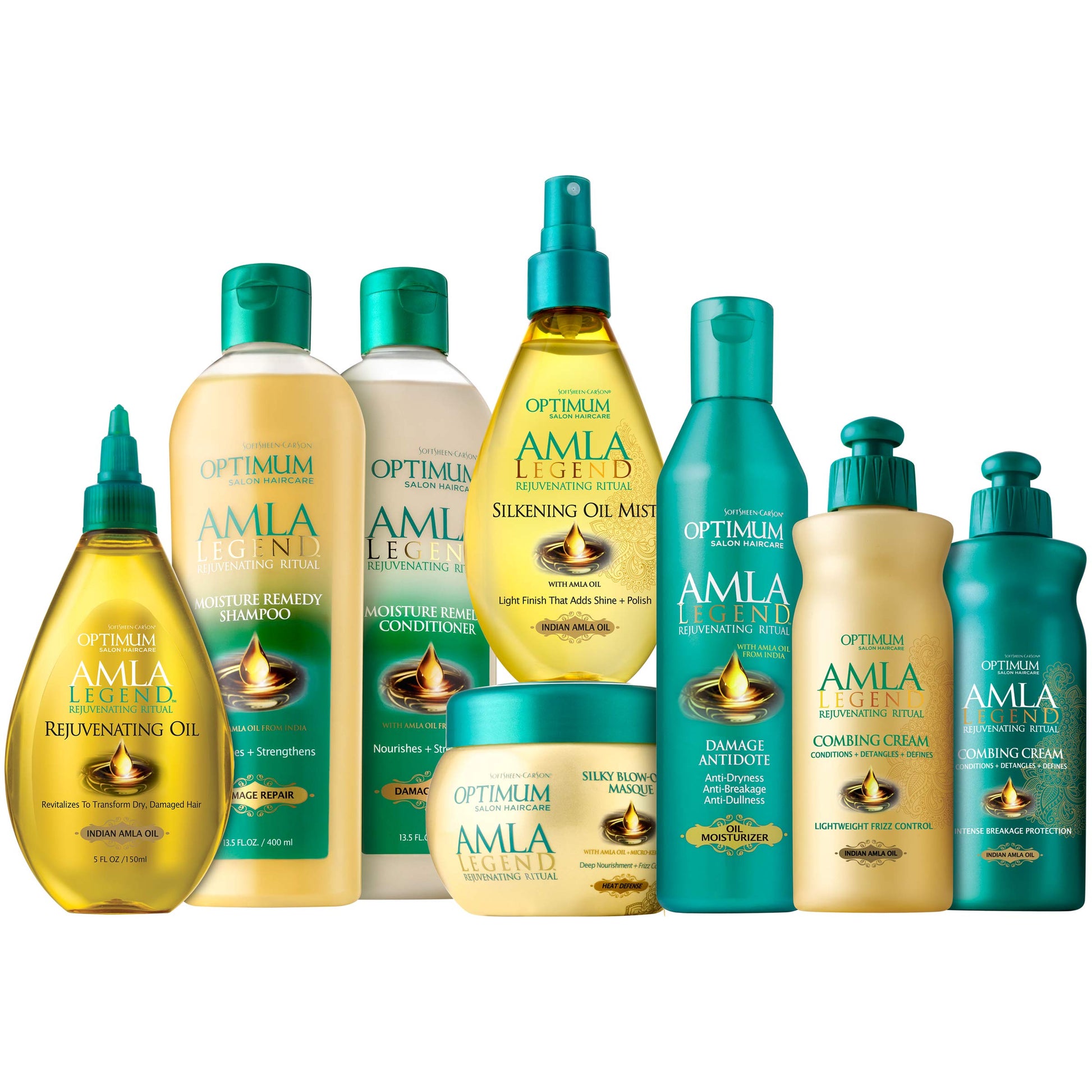 White Smoke SoftSheen-Carson Optimum Salon Haircare Amla Legend Moisture Remedy Shampoo, 13.5 oz