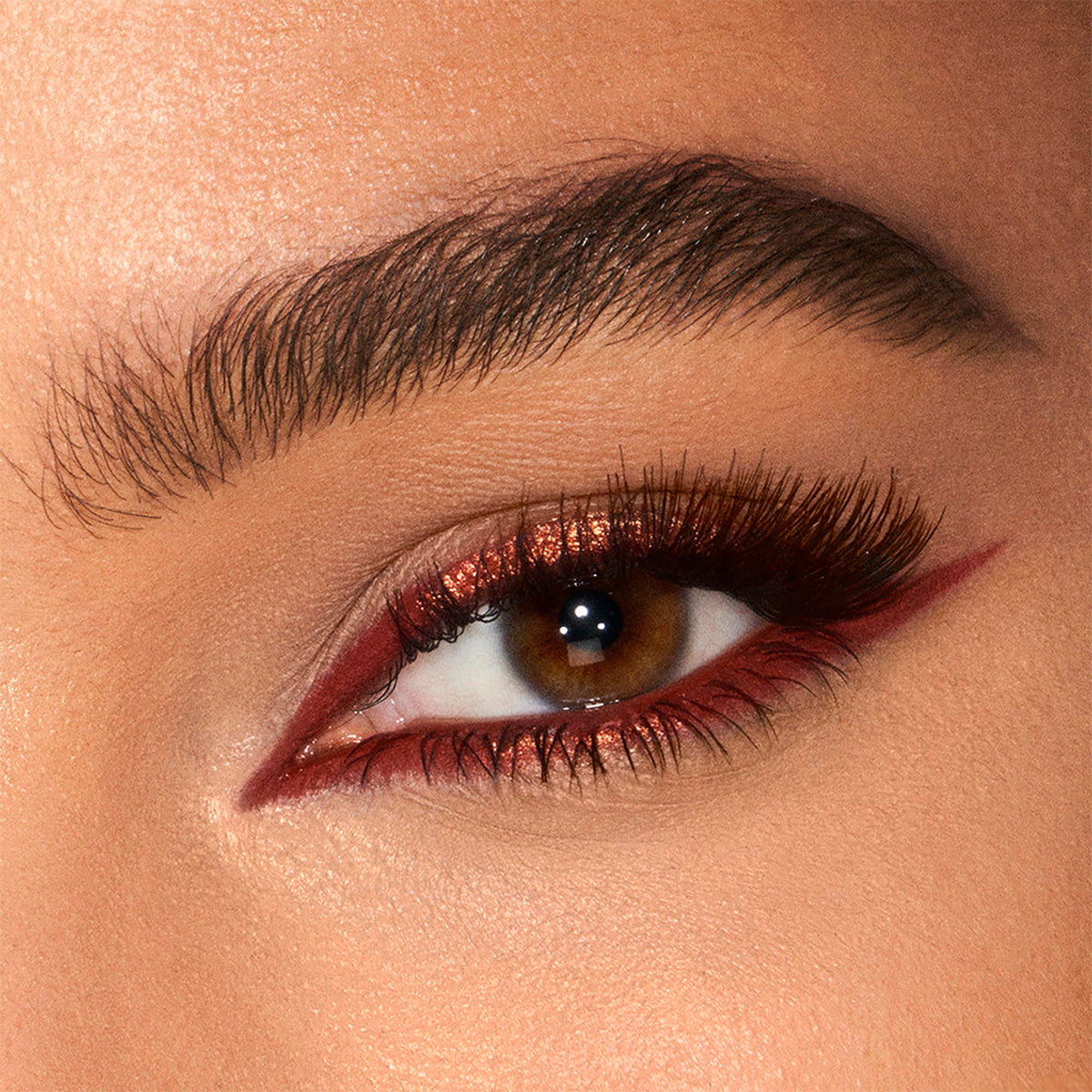 Dark Salmon Charlotte Tilbury Exagger-Eyes Eyeliner Duo - Dual-Ended - Metallic & Matte