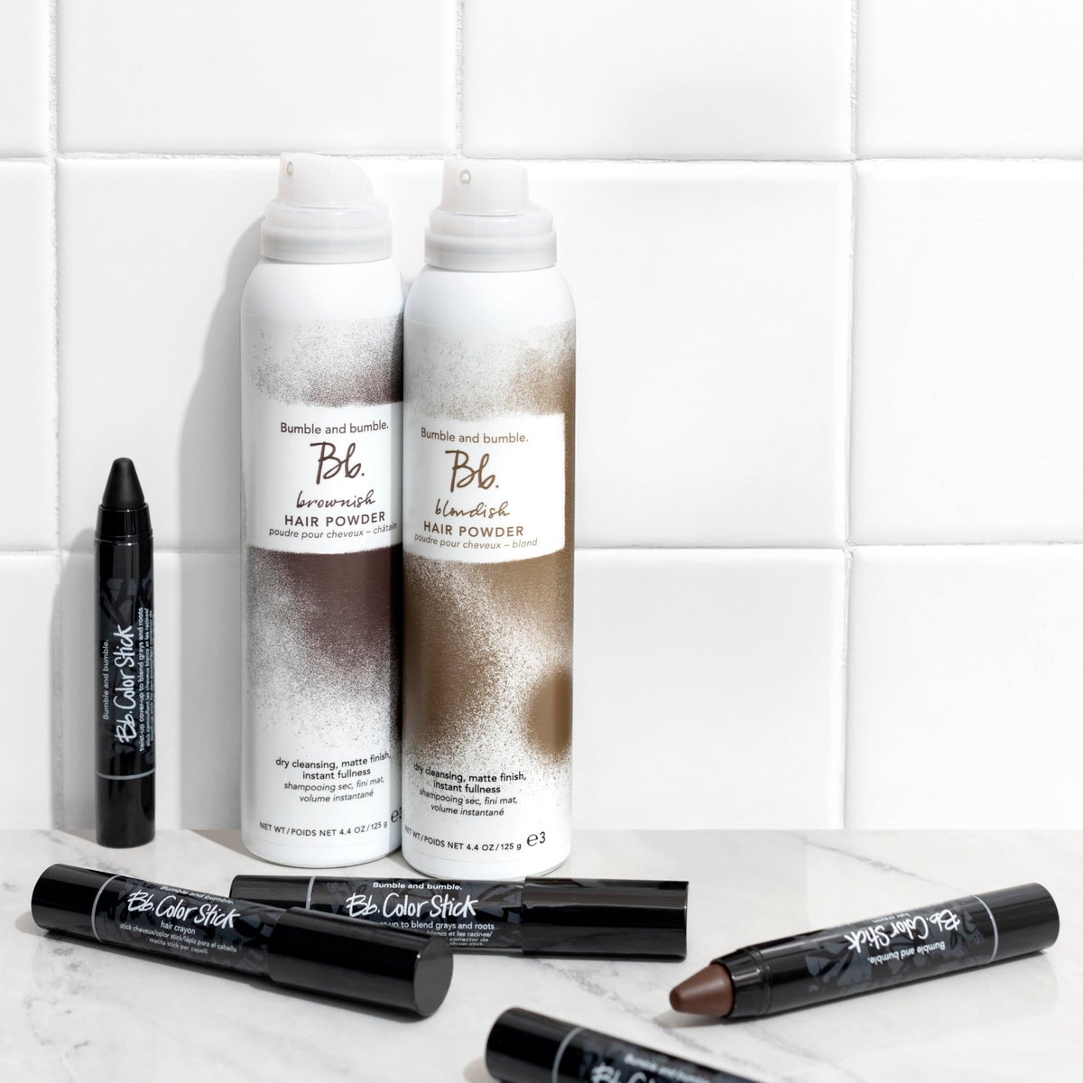 White Smoke Bumble and bumble. Color Stick | Gray Hair + Root Cover Up in Natural Shades | Portable, Mess-Free Twist Up Design | Black, 1 Count