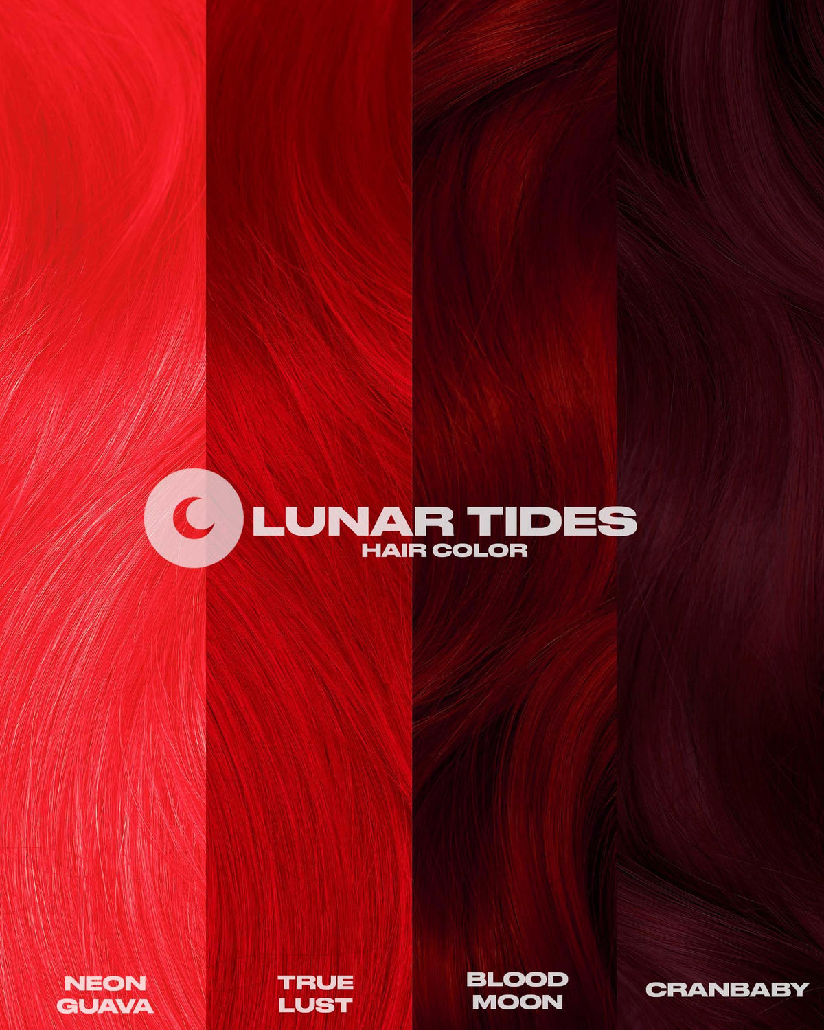 Black Lunar Tides Semi-Permanent Hair Color (43 colors) (Cranbaby, 8 fl. oz.)