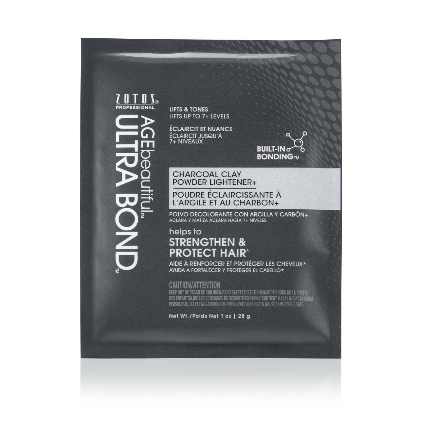 Dark Slate Gray AGE beautiful Charcoal Clay Powder Hair Lightener with Ultra Bond Building | Strengthens, Protects & Nourishes | Lifts up to 7+ Levels | Lightens & Tones in One-Step | 1 Oz