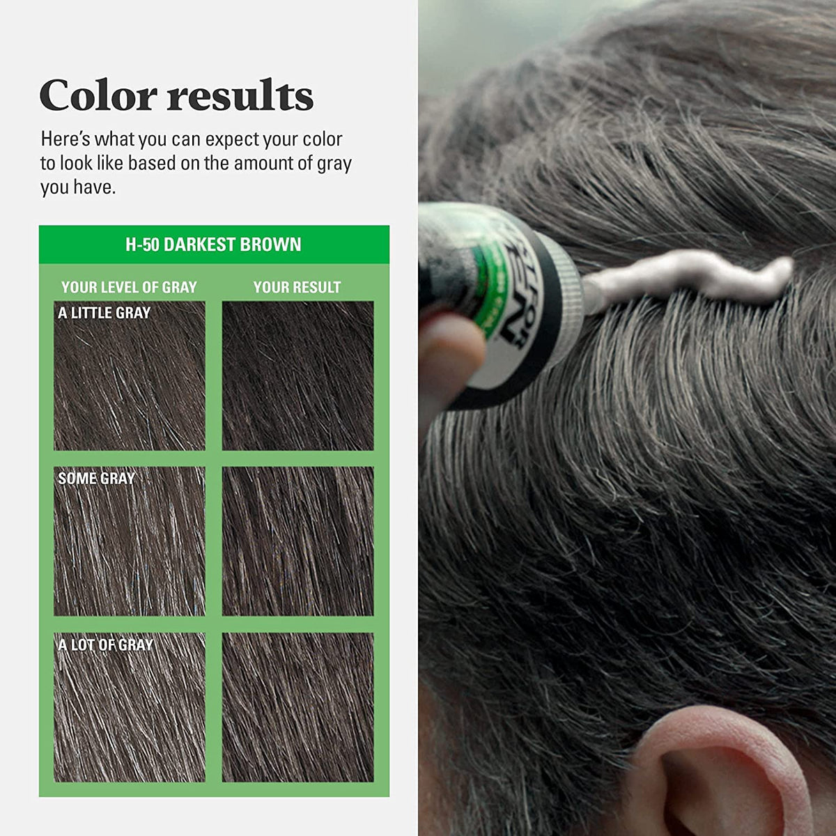 Black Just For Men Shampoo In #H-50 Haircolor Darkest Brown (2 Pack)