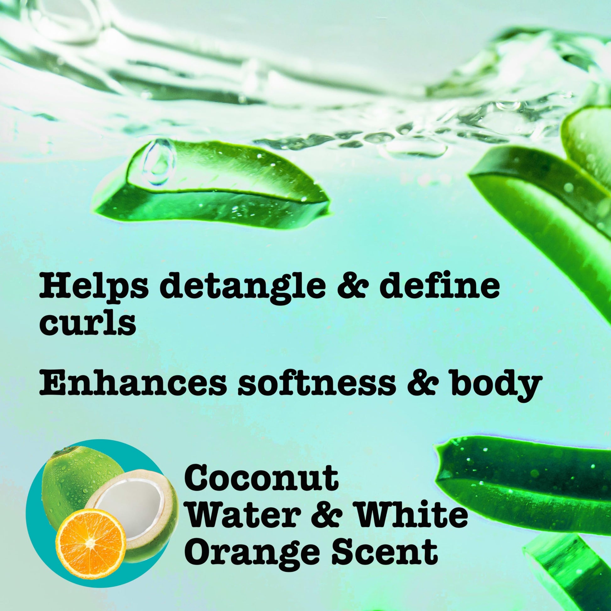 Powder Blue Maui Moisture Curl Quench + Coconut Oil Hydrating Curl Cream Smoothie, Curly Hair Styling Cream with Coconut Oil & Papaya Butter Helps Tame Frizz & Enhance Softness, Silicone Free, 12 oz