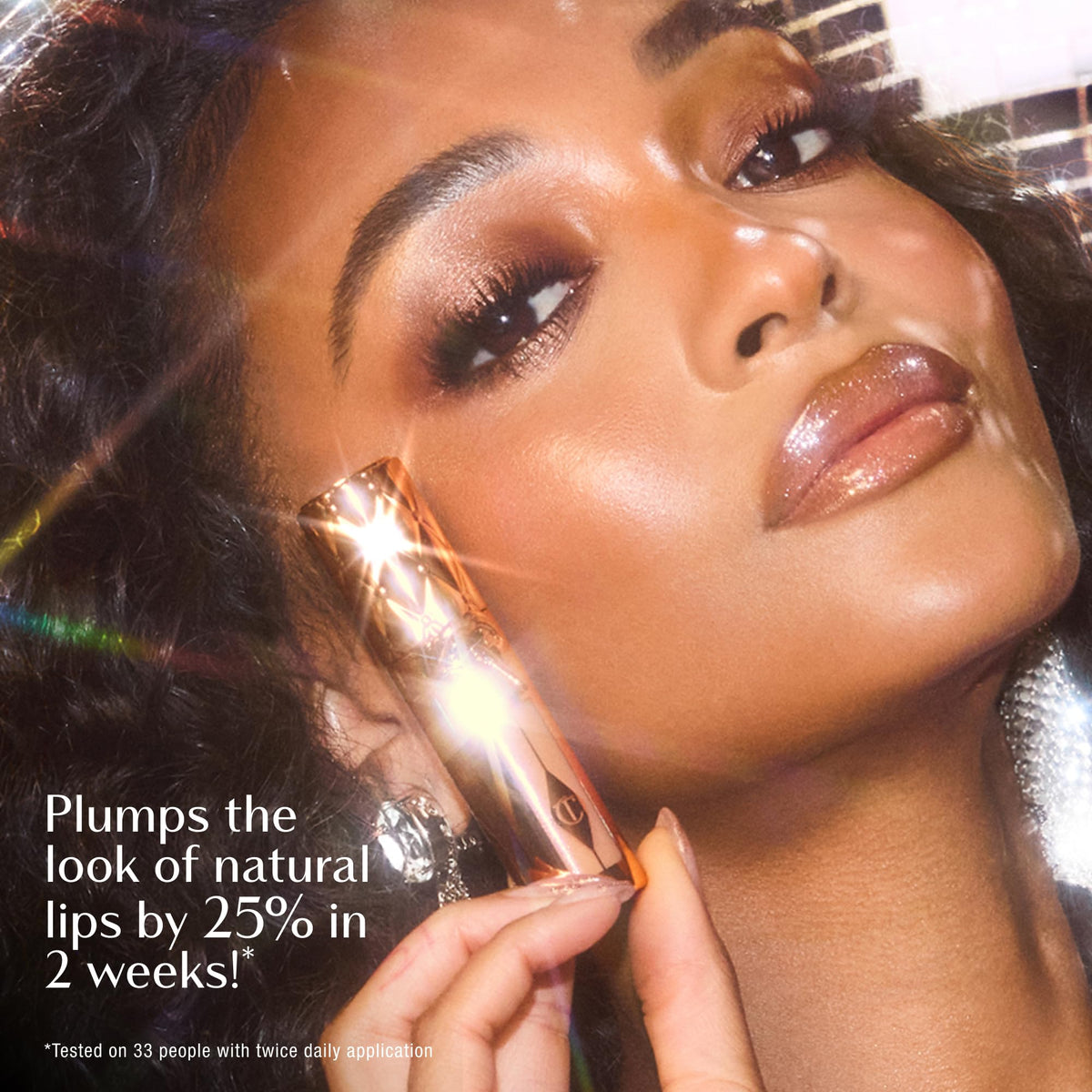 Dark Slate Gray Charlotte Tilbury Big Lip Plumpgasm Lip Gloss - Gift Set Essential - Hydrating Plumper with Hyaluronic Acid & Heat + Ice Technology - Perfect for Pairing with Makeup Favorites