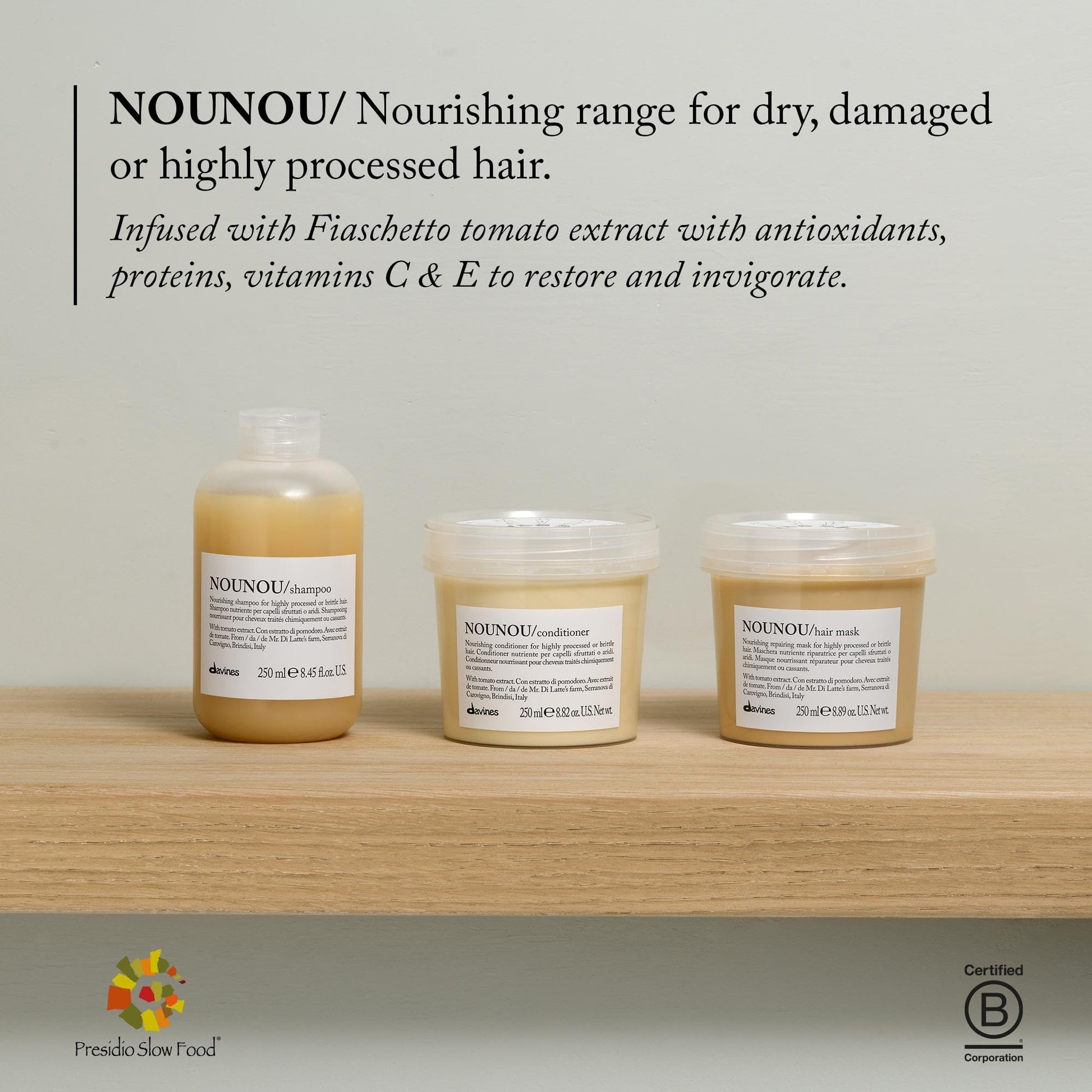 Gray Davines Nounou Hair Mask, 8.87 Fl Oz (Pack of 1)
