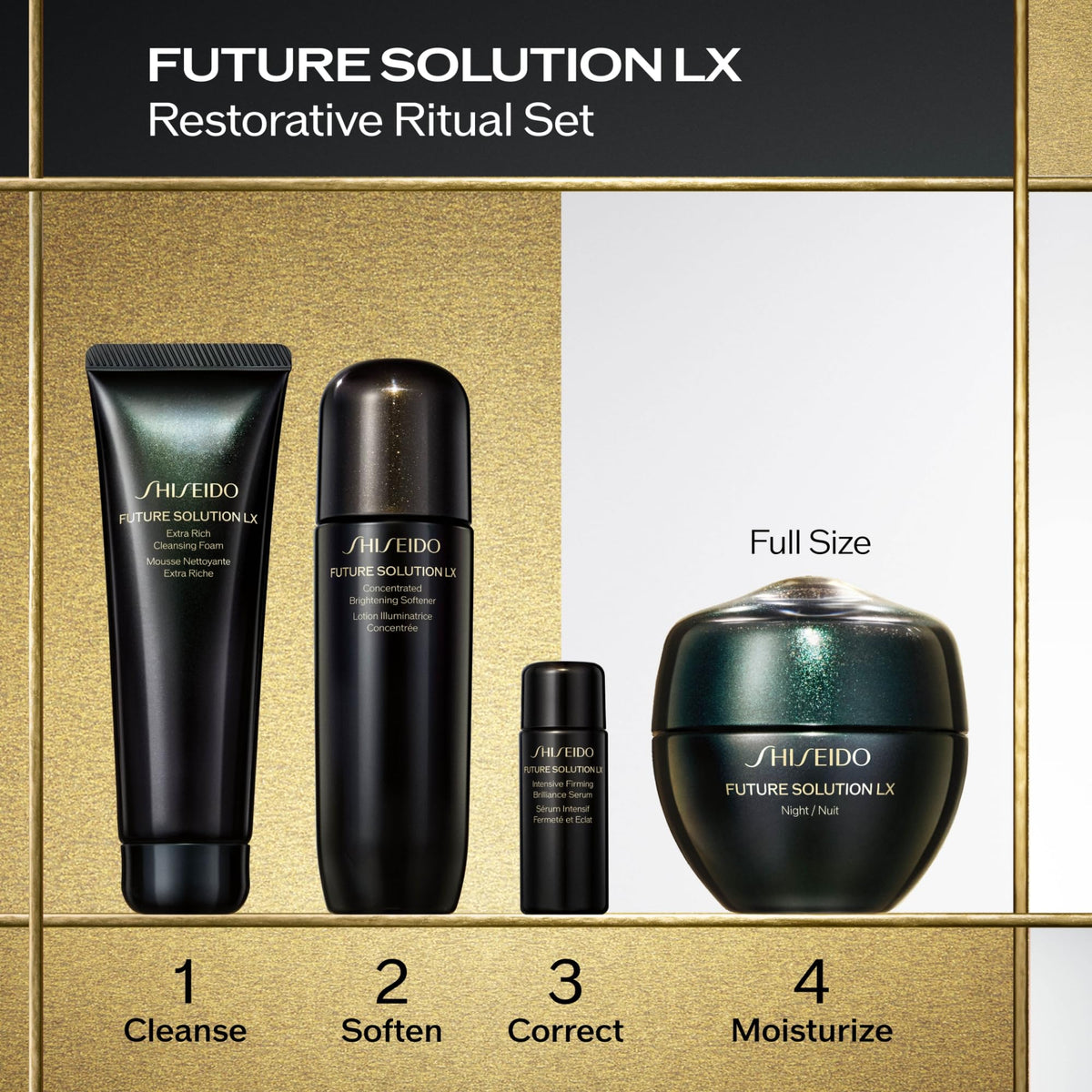 Lavender Shiseido Future Solution LX Restorative Ritual - $446 Value