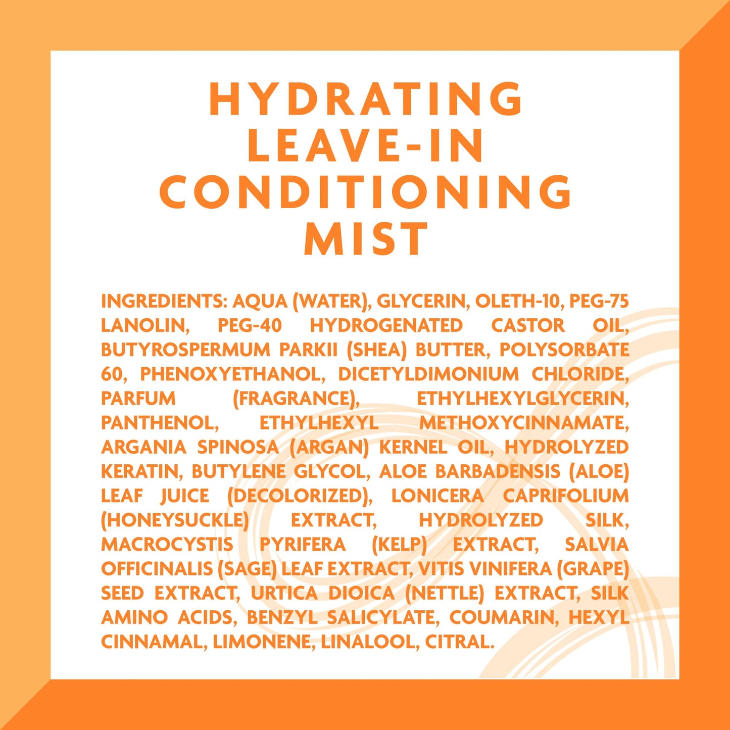 White Smoke Cantu Leave-In Conditioning Mist with Pure Shea Butter, 8 fl oz (Pack of 2)